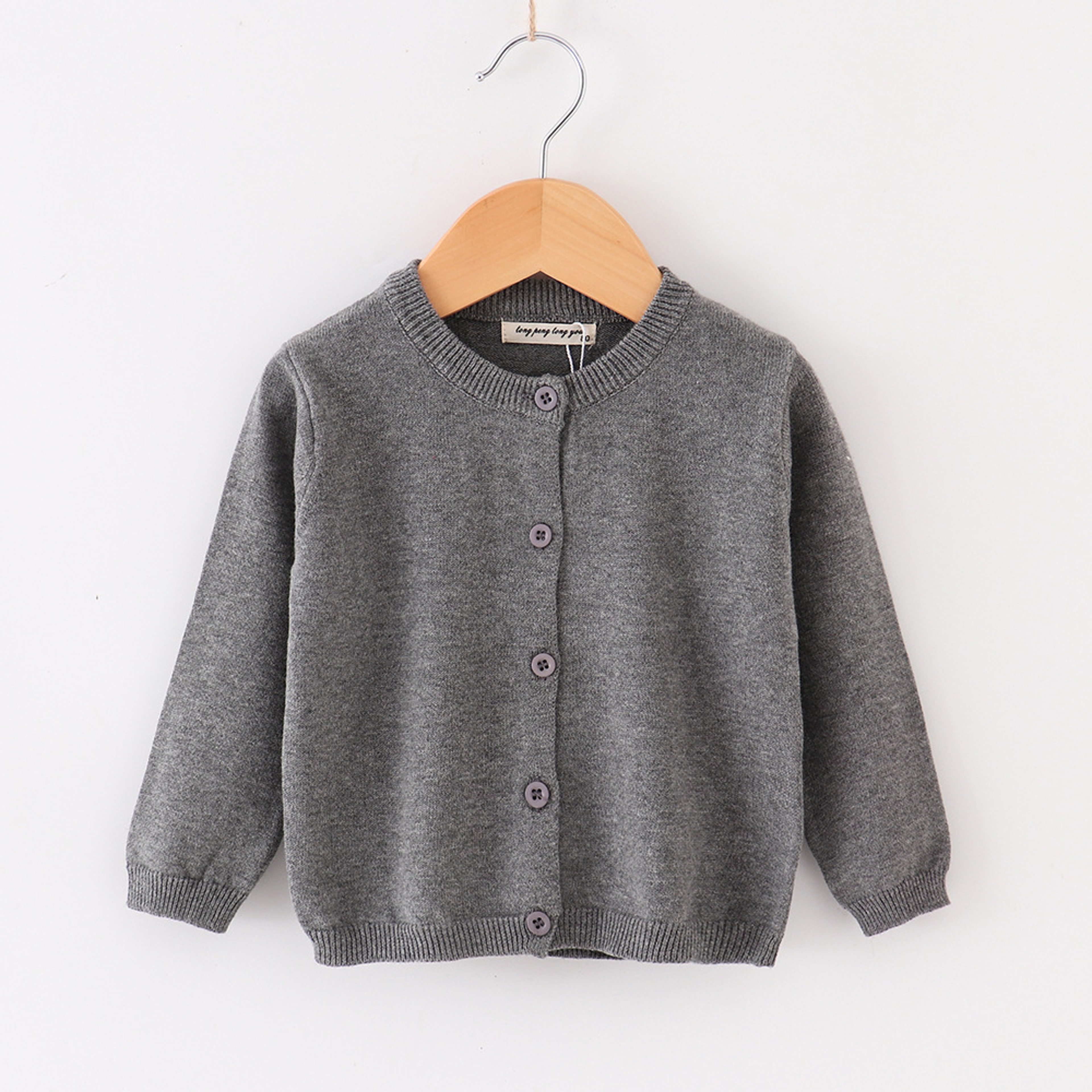 Soft Toddler Knit Jacket, Autumn Baby Cardigan for Girls and Boys, Casual Open Stitch Coat, Full Sleeve Children Sweater – view 15