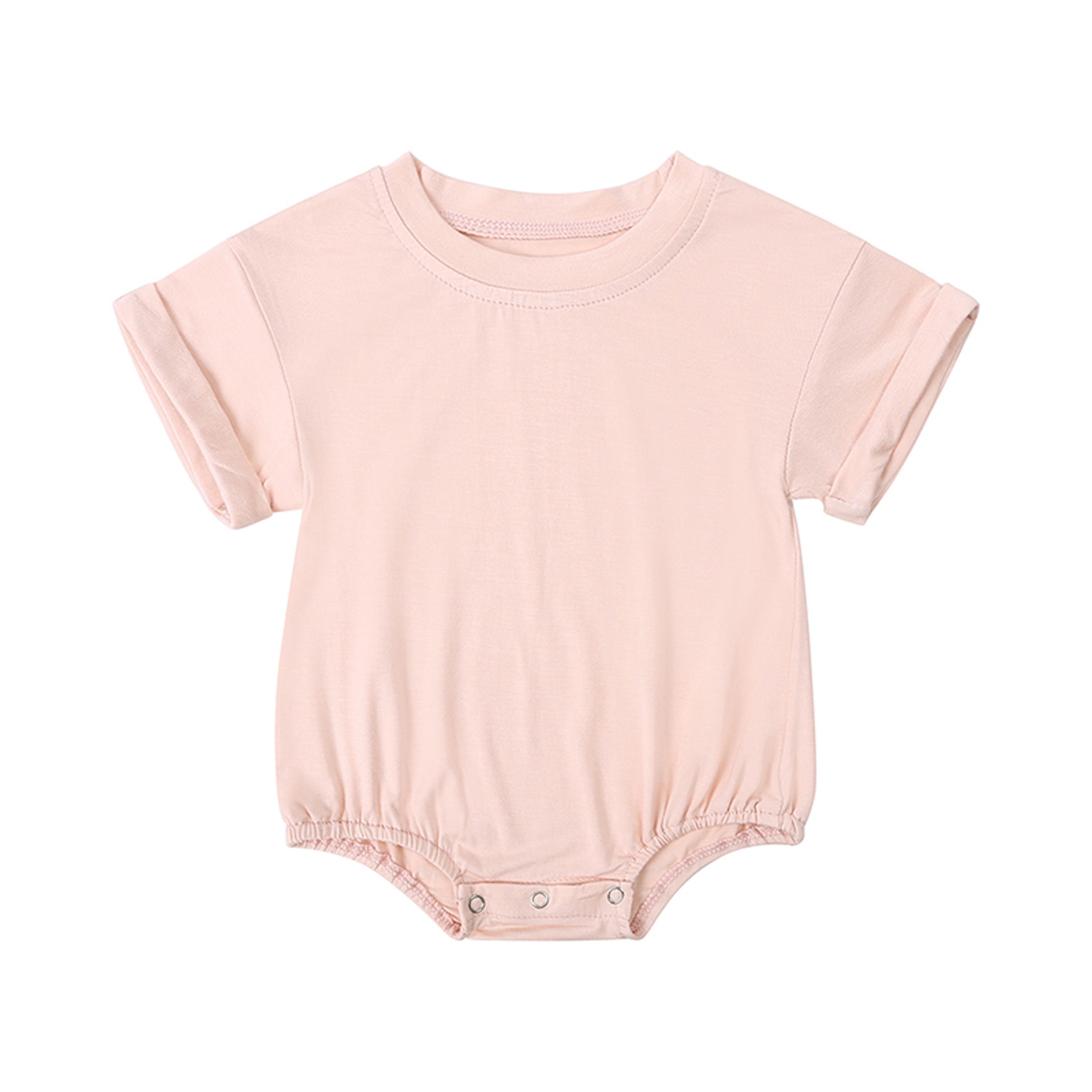 Baby Romper Bamboo Fiber Jumpsuit Casual Newborn Clothes For Boys And Girls Short Sleeve Bodysuit 3