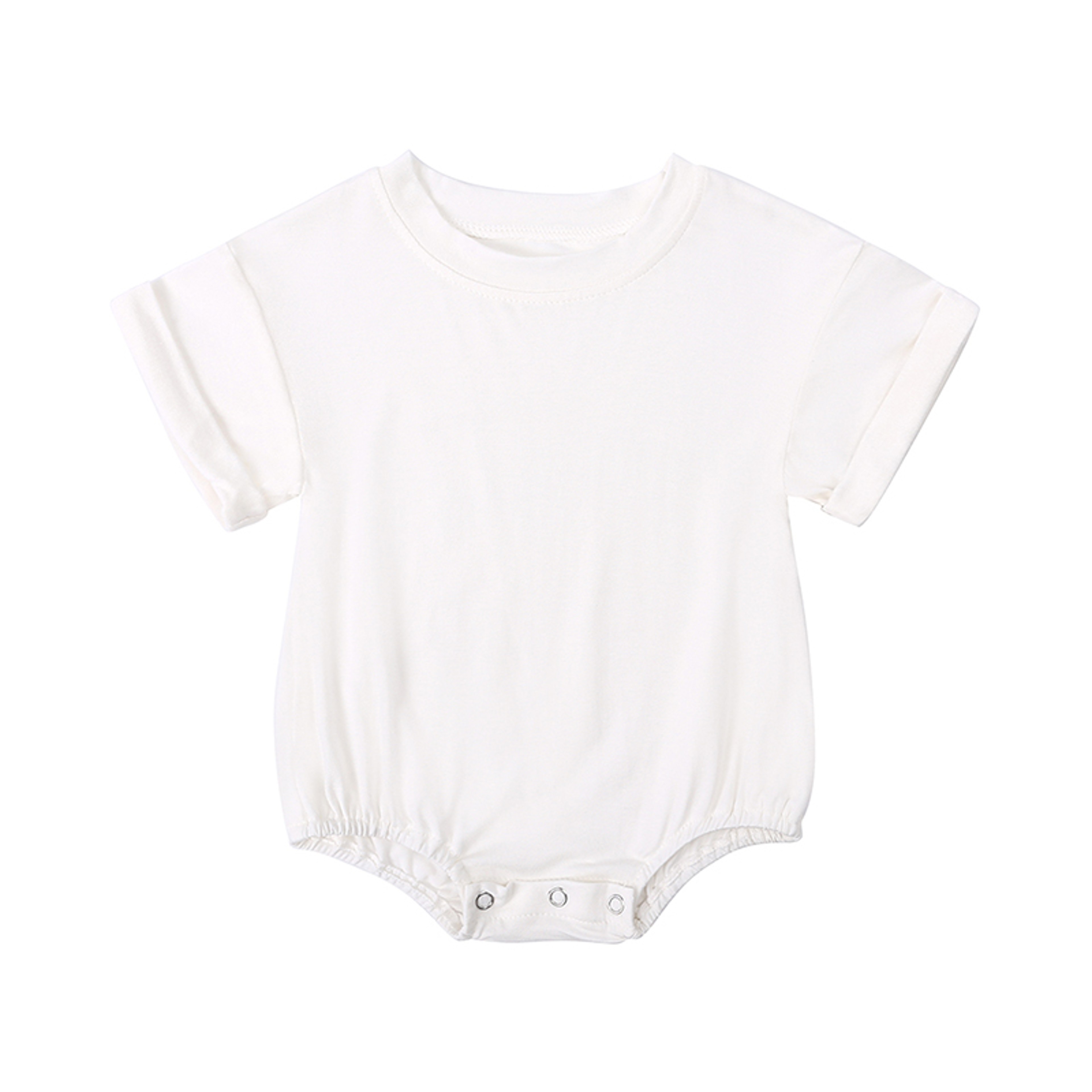 Baby Romper Bamboo Fiber Jumpsuit Casual Newborn Clothes For Boys And Girls Short Sleeve Bodysuit 6