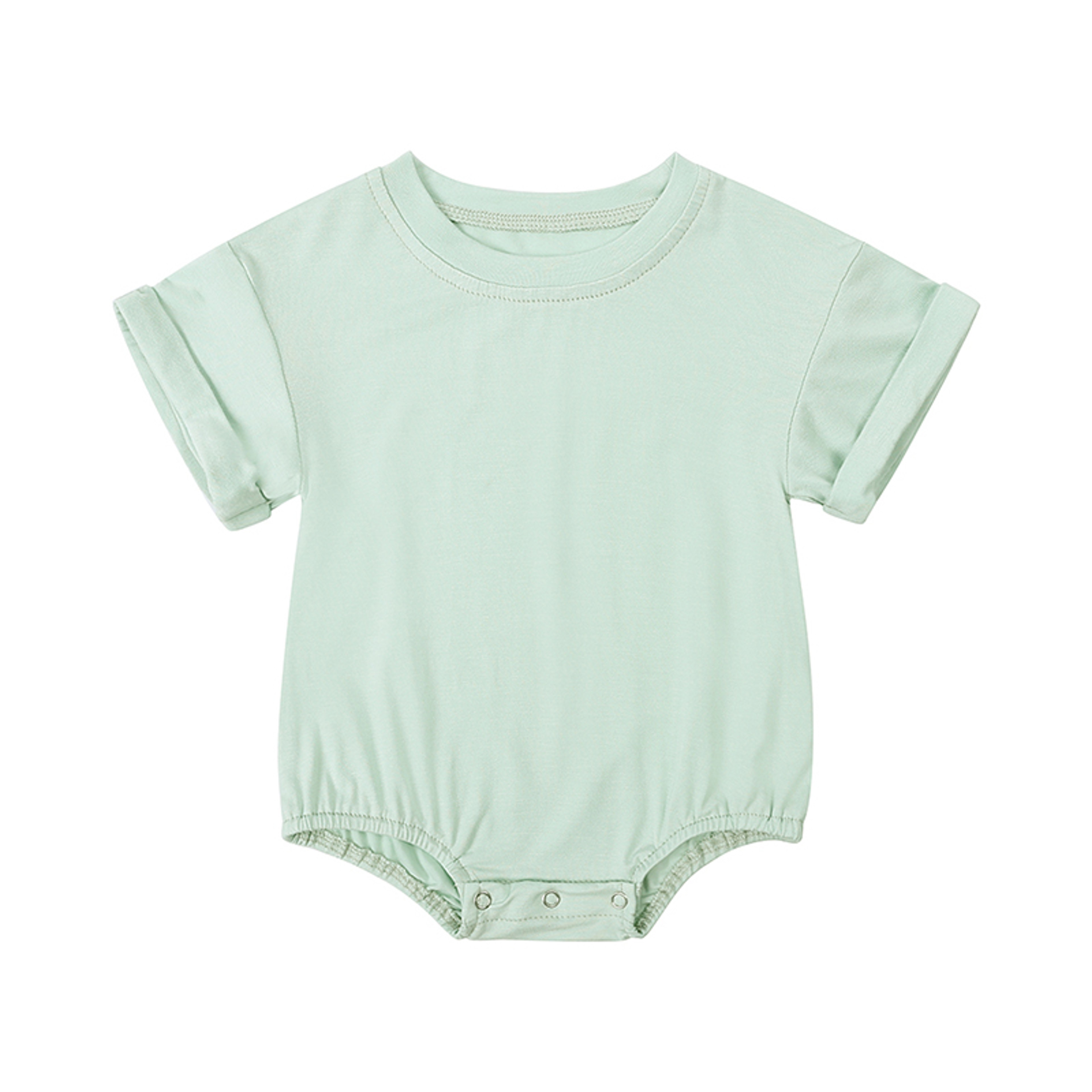 Baby Romper Bamboo Fiber Jumpsuit Casual Newborn Clothes For Boys And Girls Short Sleeve Bodysuit 12