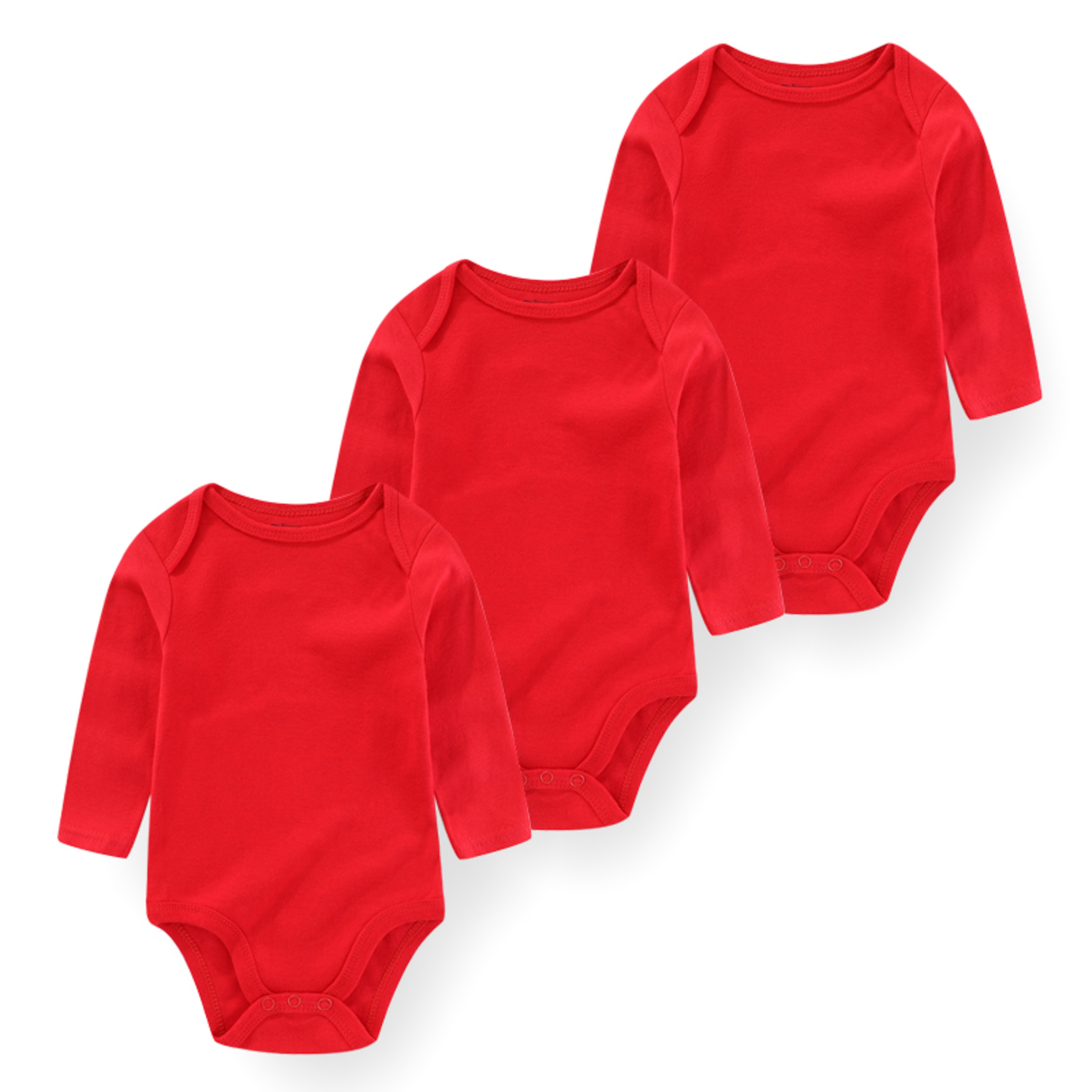 3 Pcs Newborn Bodysuit Set, 100% Cotton Soft Infant Onesies, Cartoon Long Sleeve Baby Boy Girl Clothes – view 14