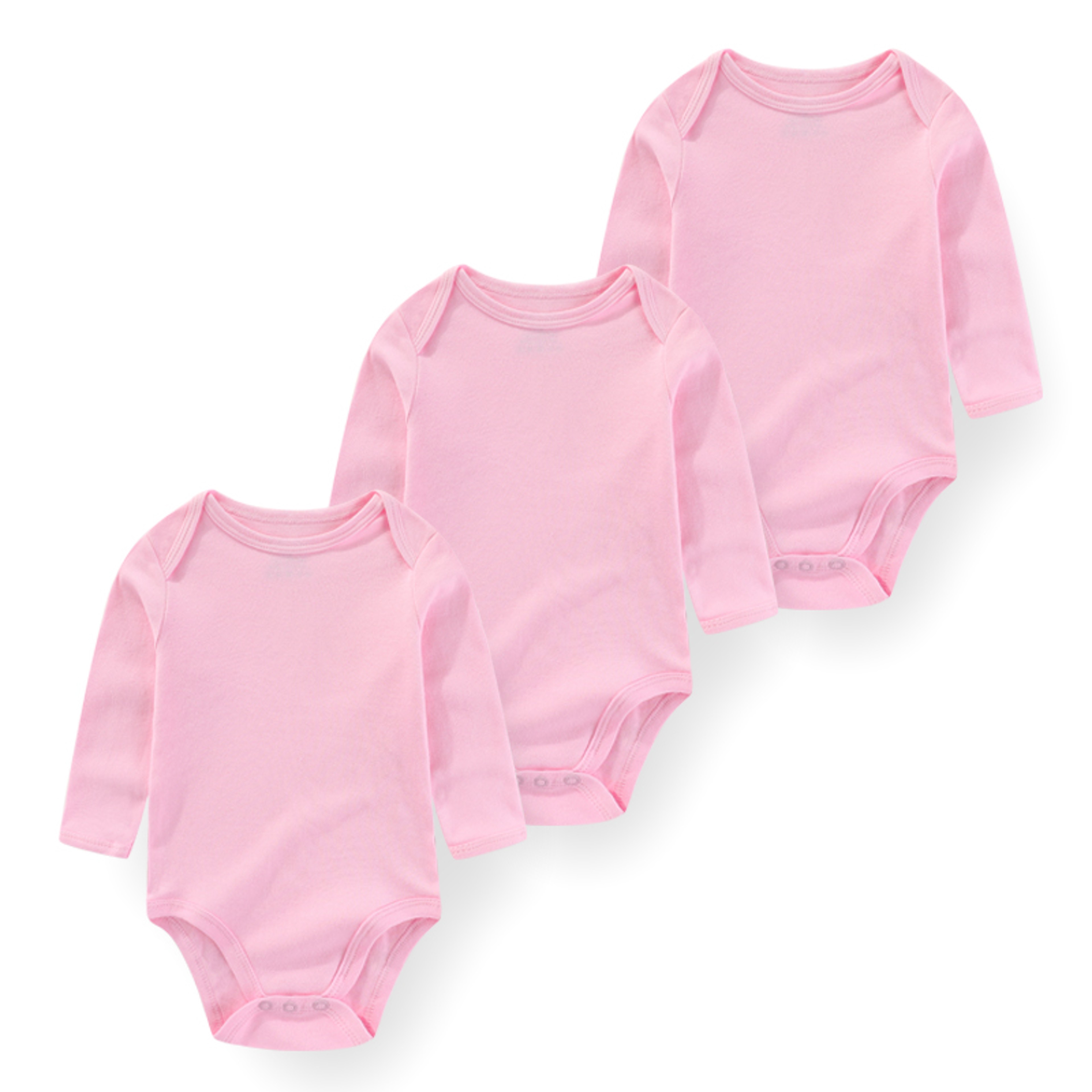 3 Pcs Newborn Bodysuit Set, 100% Cotton Soft Infant Onesies, Cartoon Long Sleeve Baby Boy Girl Clothes – view 25