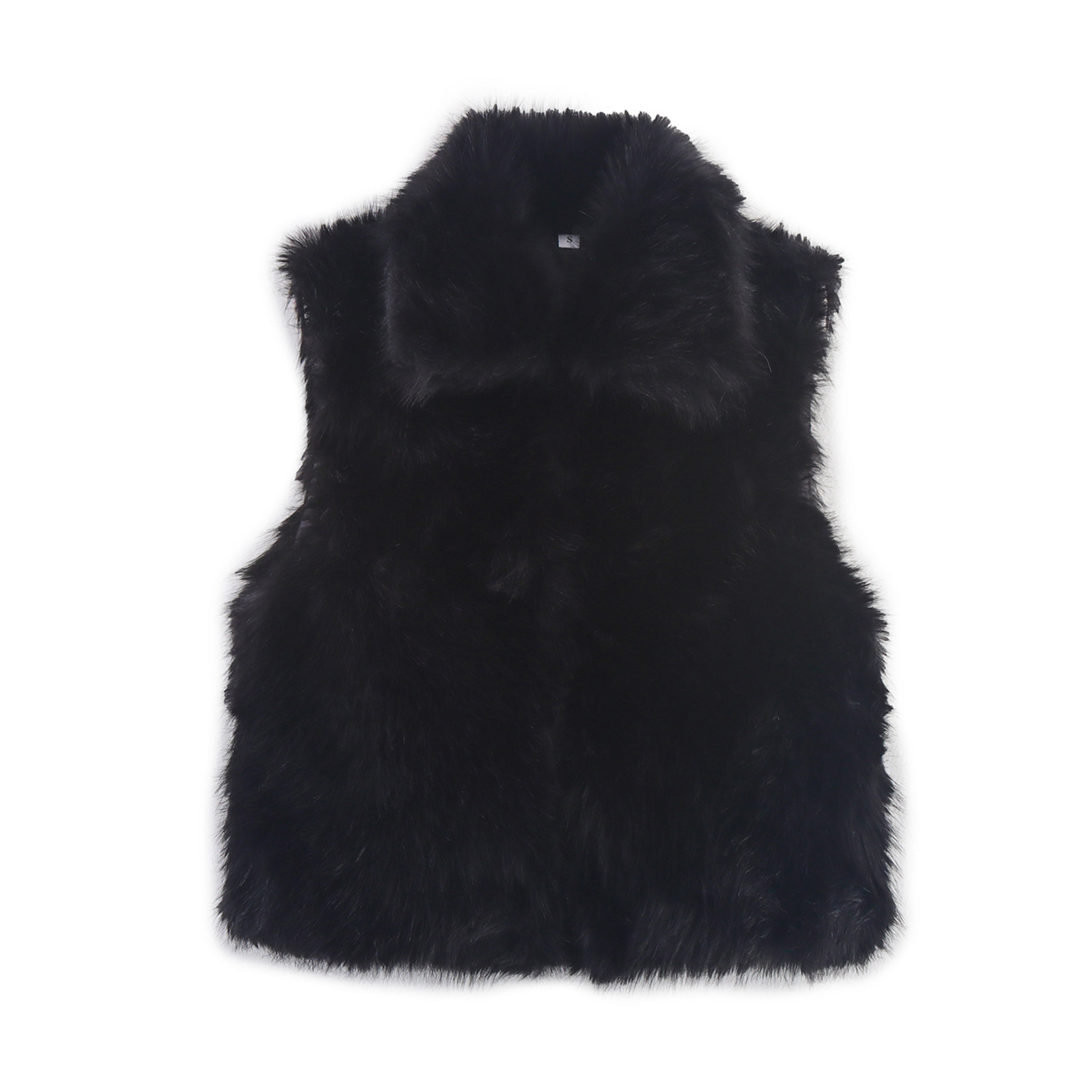 Women's Faux Fur Vest, Winter Street Style, Casual Outerwear Top for Cold Days – view 10