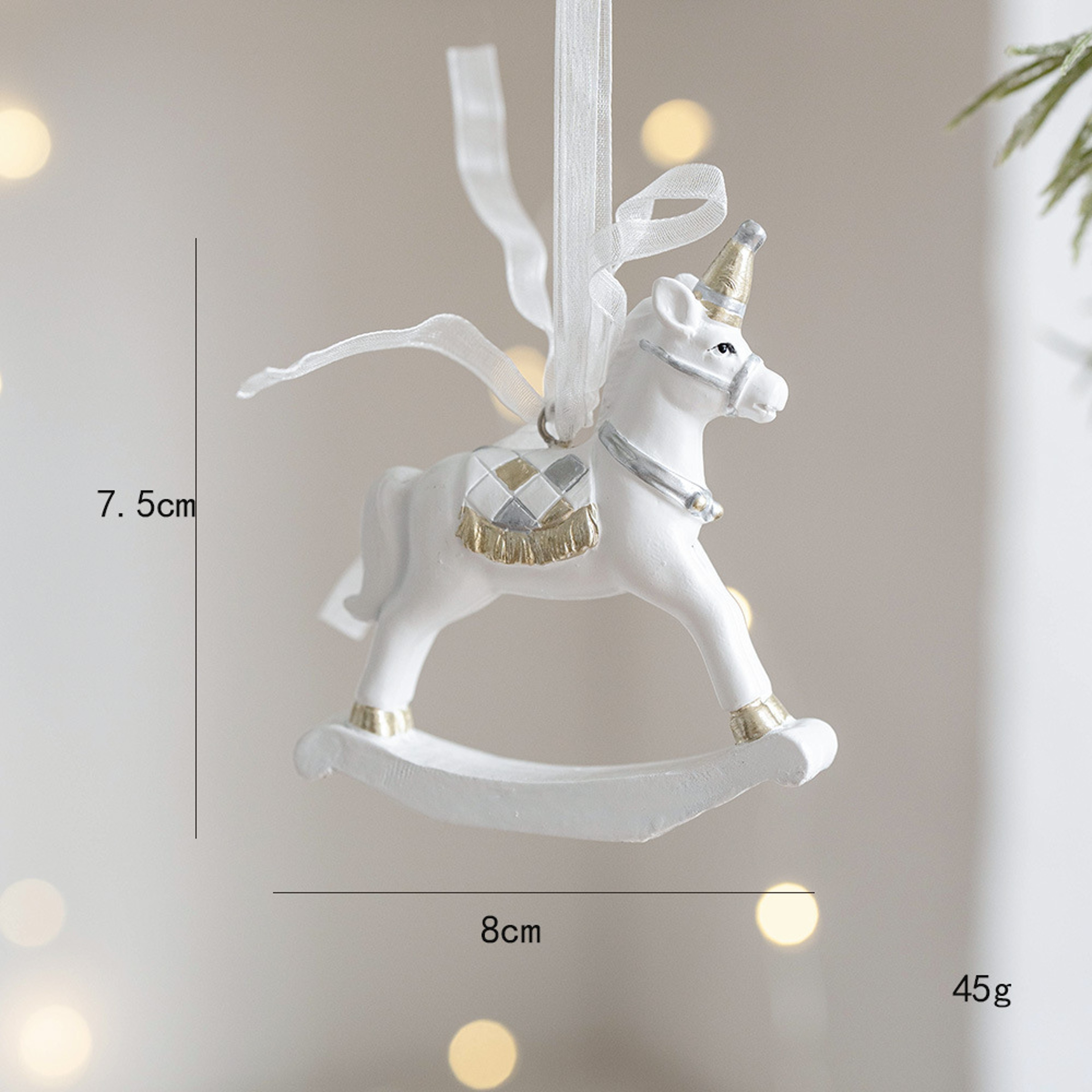 Three-dimensional Christmas Tree Pendant, Retro Bell Resin Pendant, New Christmas Decoration, Holiday Decorative Gift – view 13
