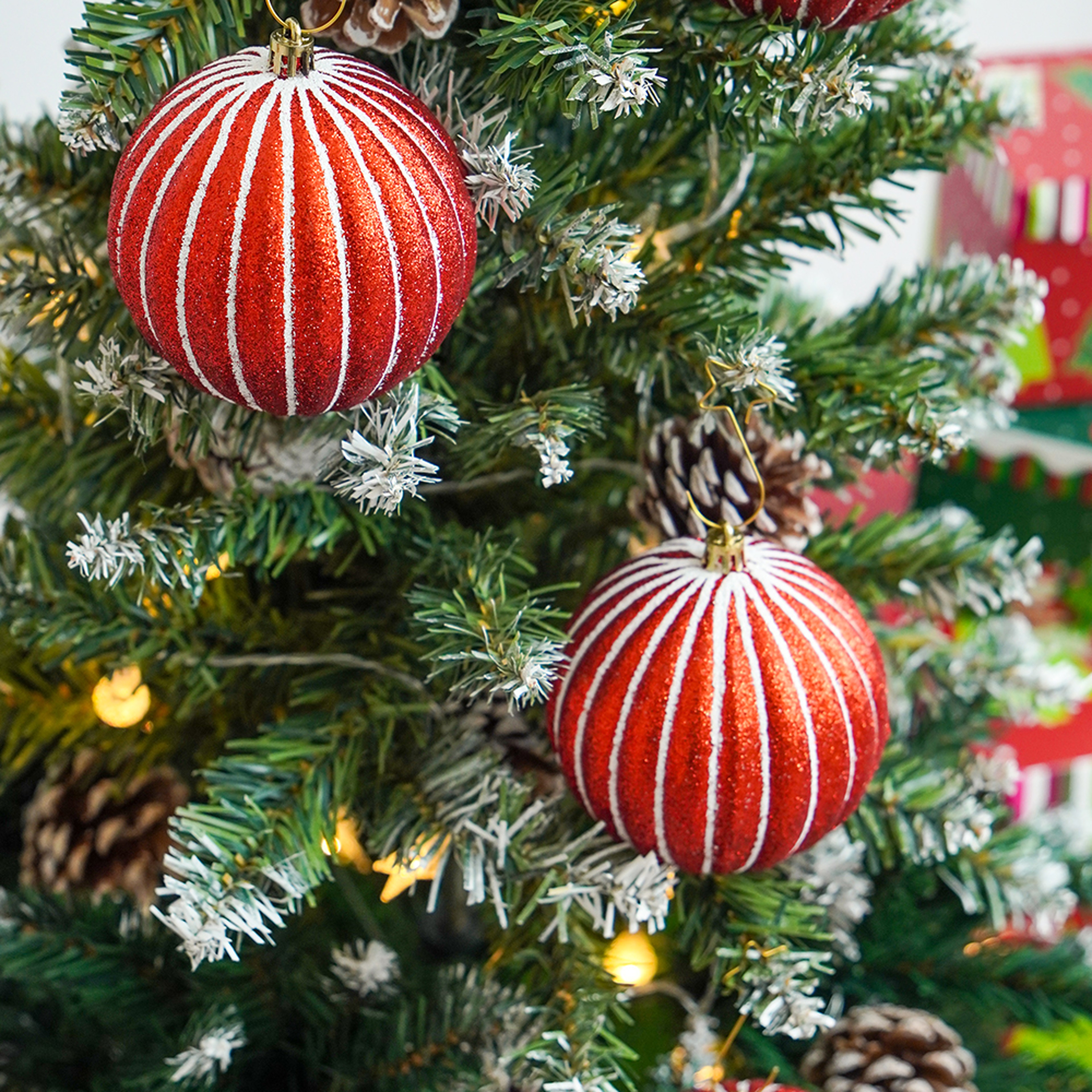 Christmas Ball Decoration, New Year Party Supplies Accessory, Navidad Tree Pendent Ornaments for Home Decor – view 1