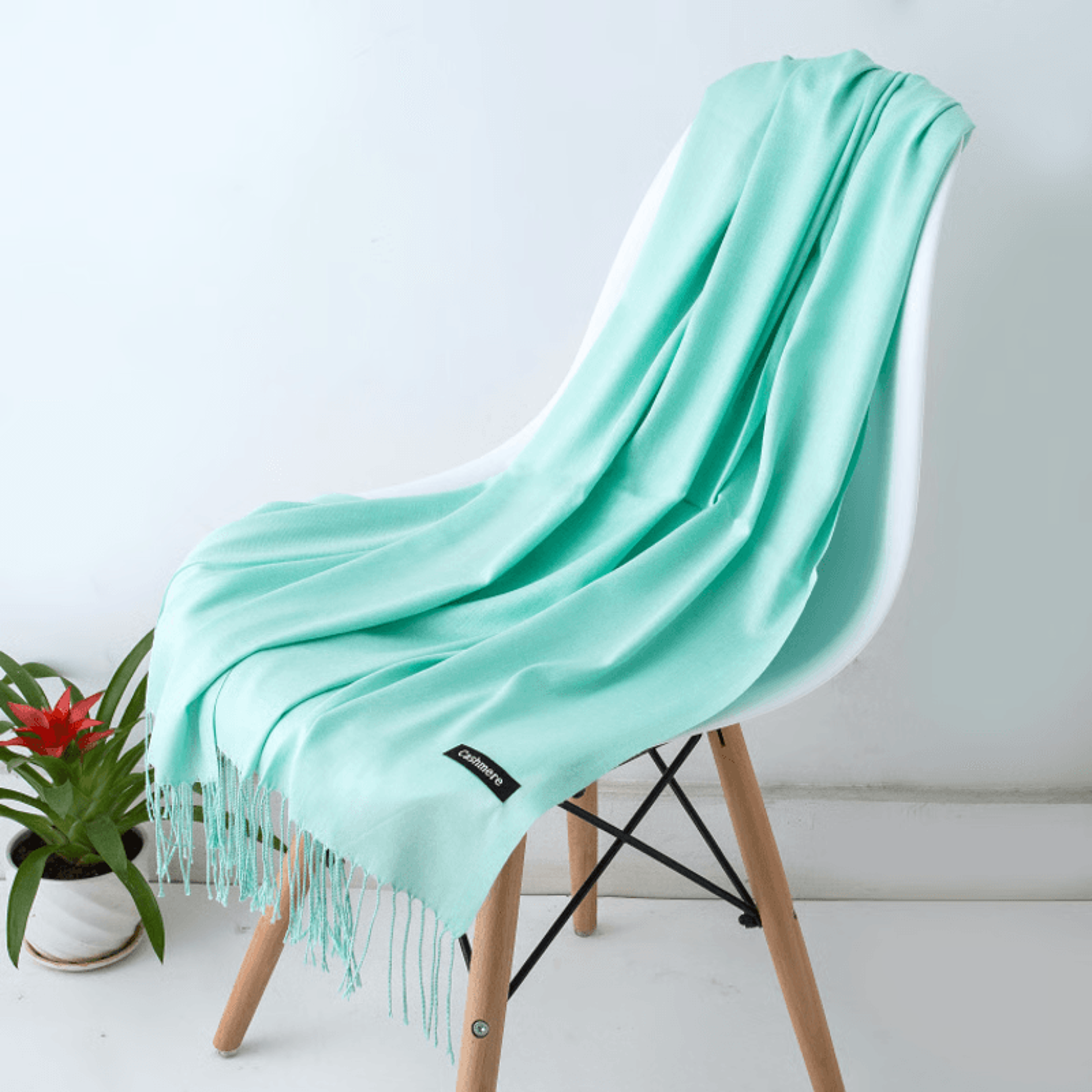 Cozy travel blanket scarf for airplanes