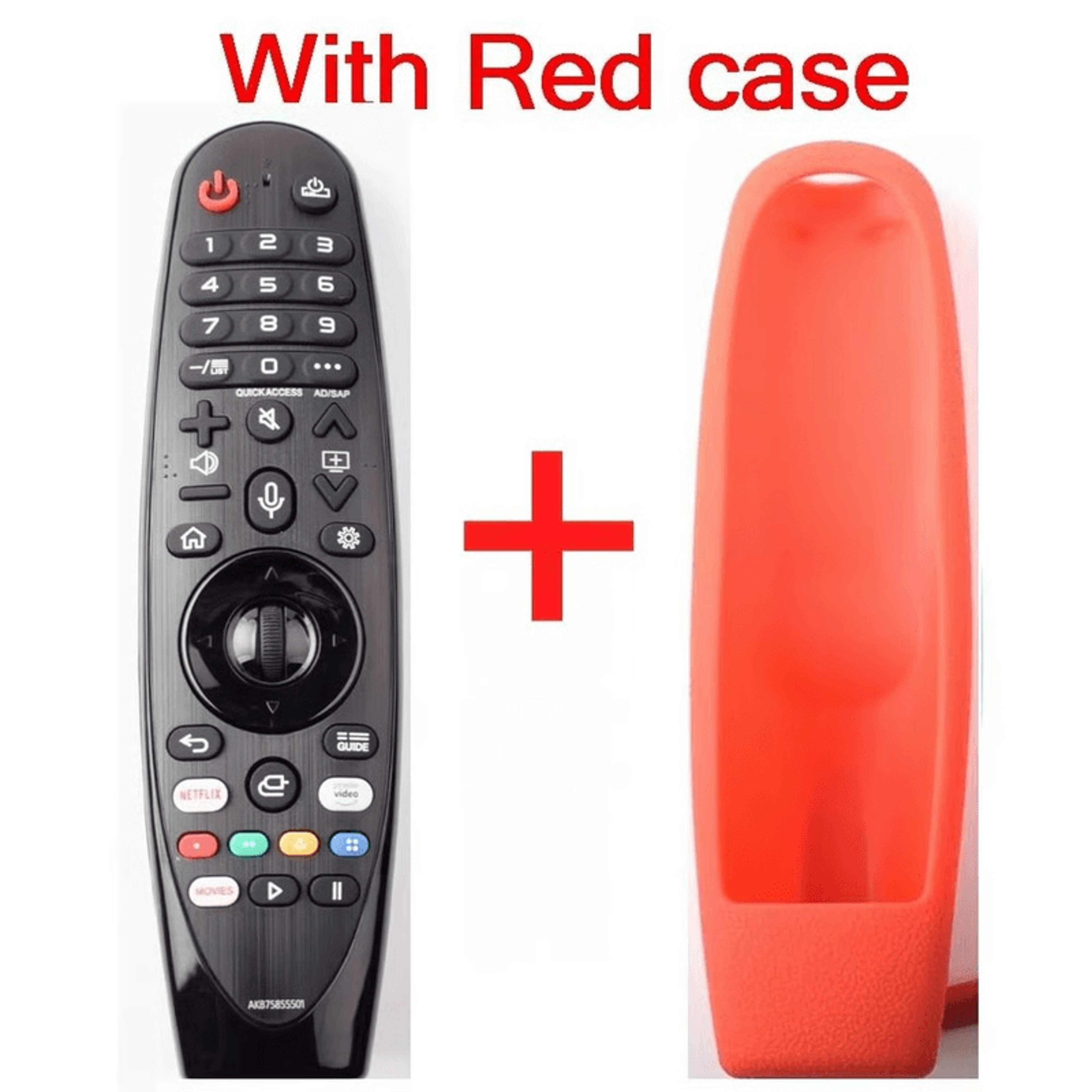 Smart LG remote with motion and voice support
