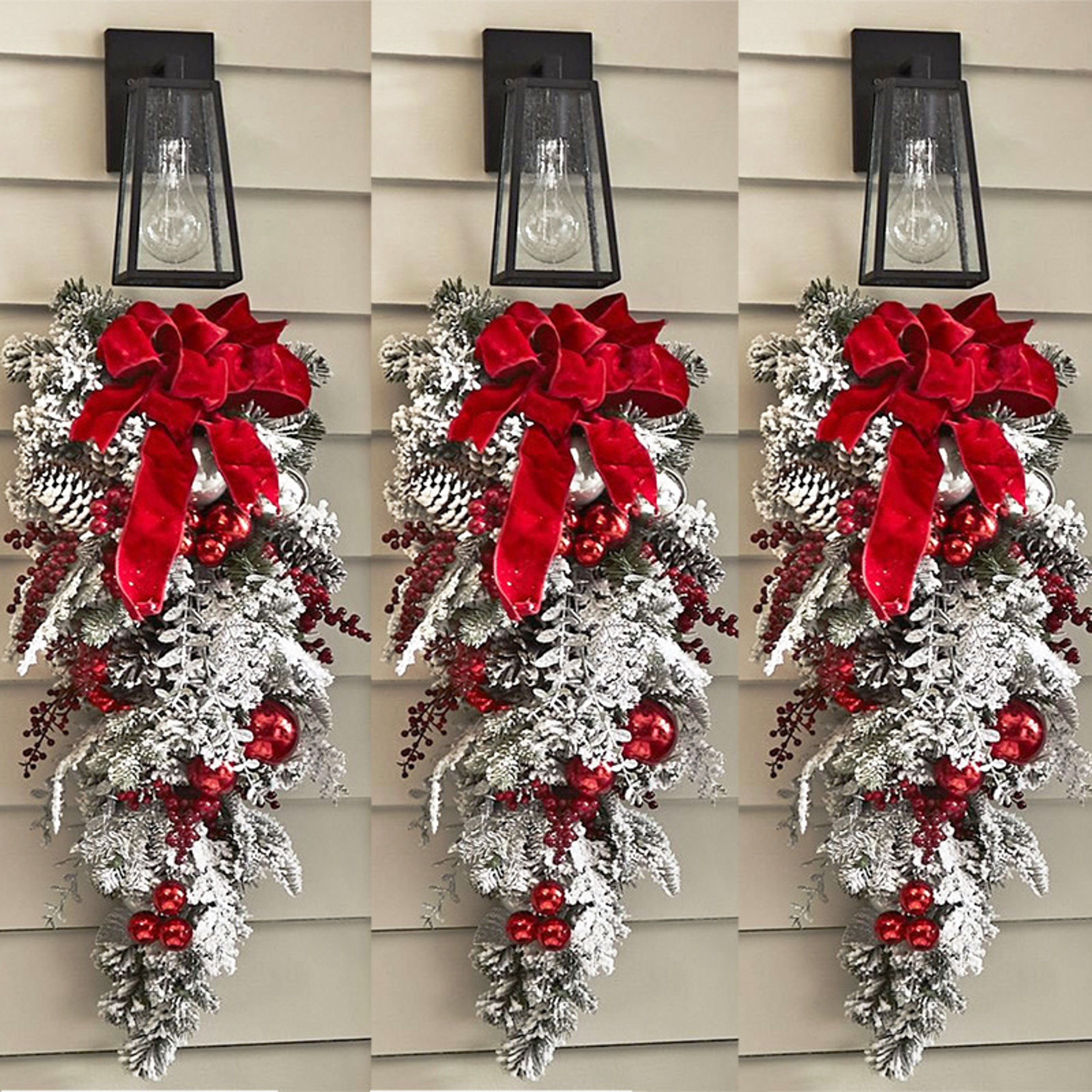 Christmas Wreath for Front Door | Holiday Garland for Office & Garden | Perfect Seasonal Decor – view 7