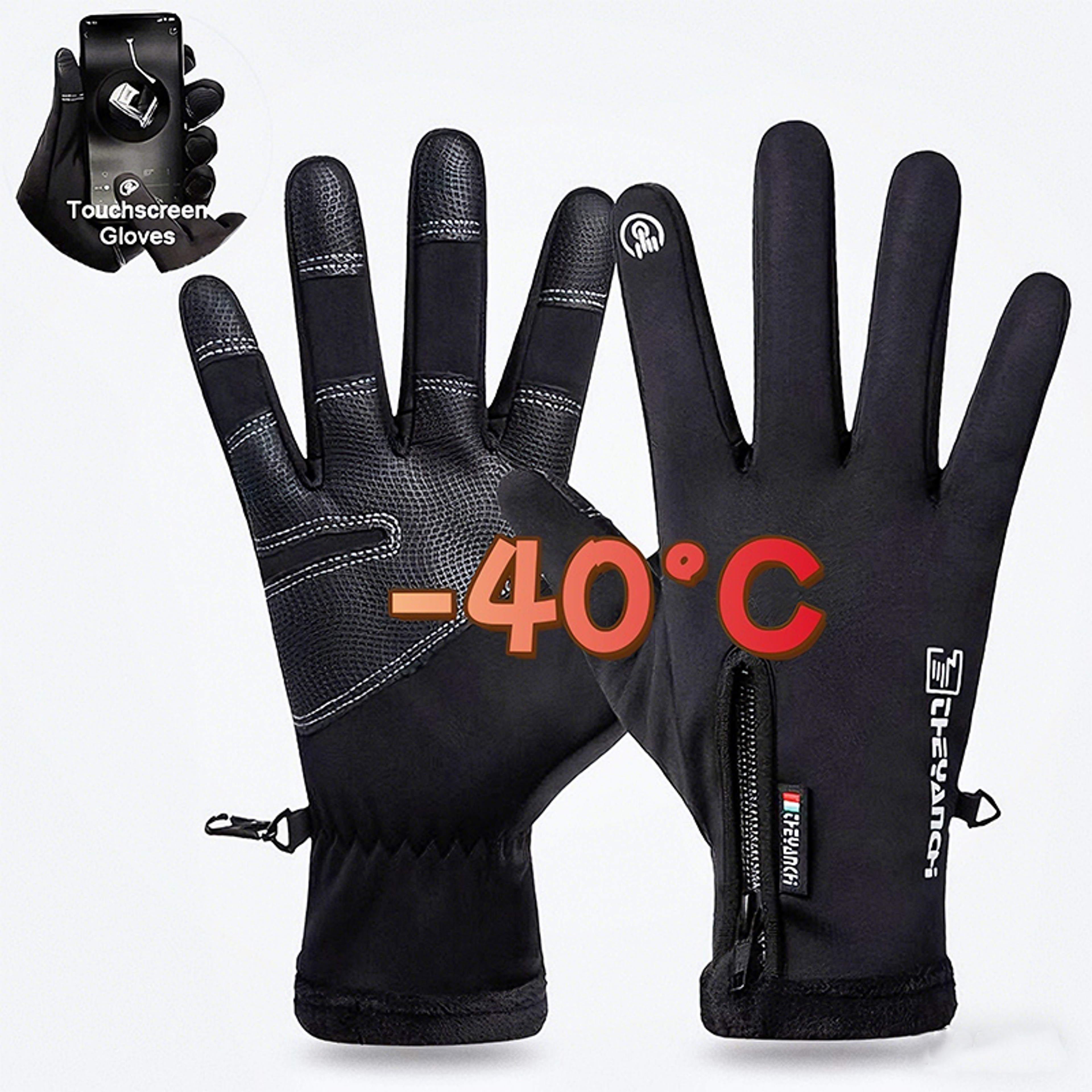 Extreme Cold Winter Gloves -40°C Waterproof & Touchscreen for Outdoor Sports | Stay Warm & Dry – view 1