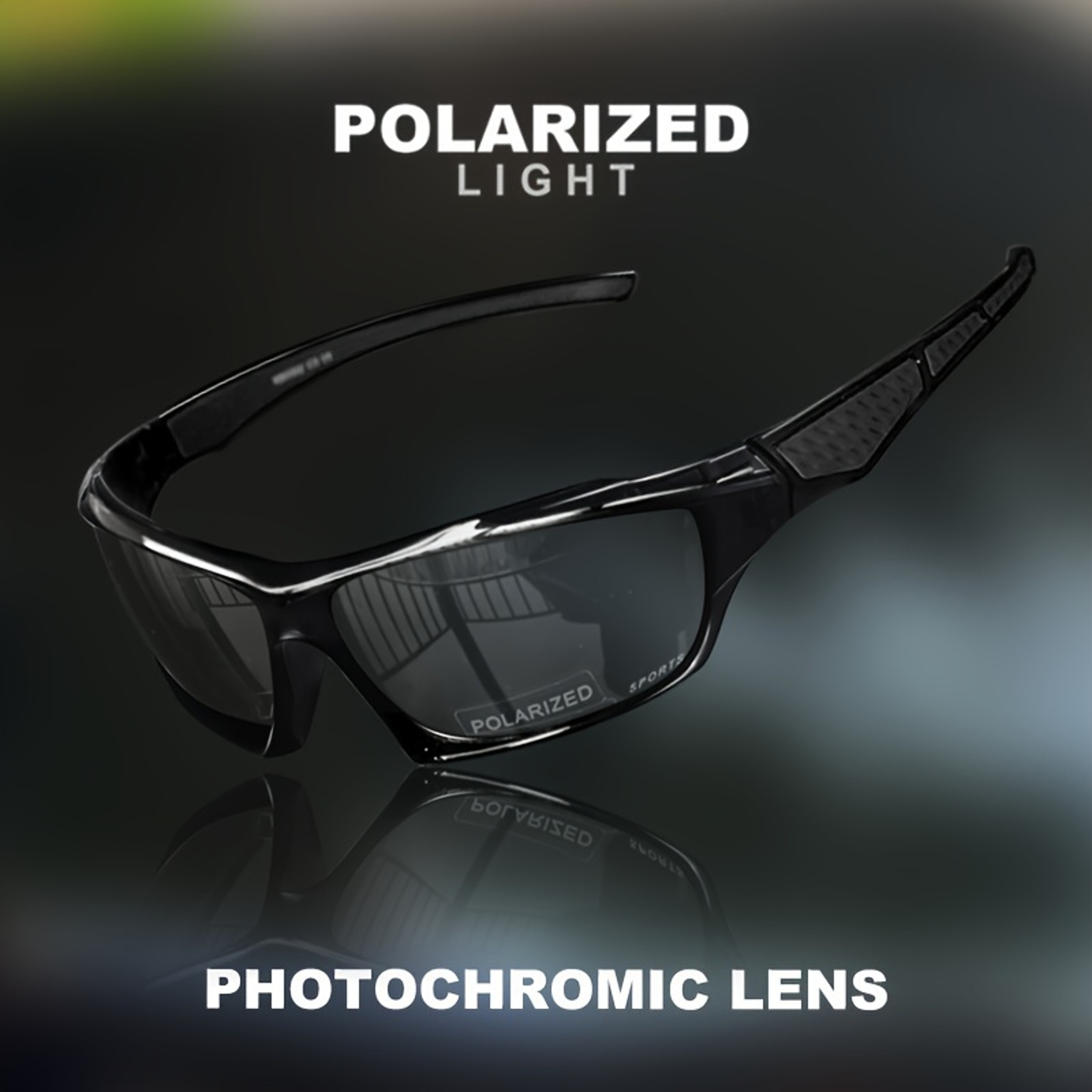 Sports Polarized Sunglasses for Men Glare Reduction for Driving Cycling Fishing – view 7