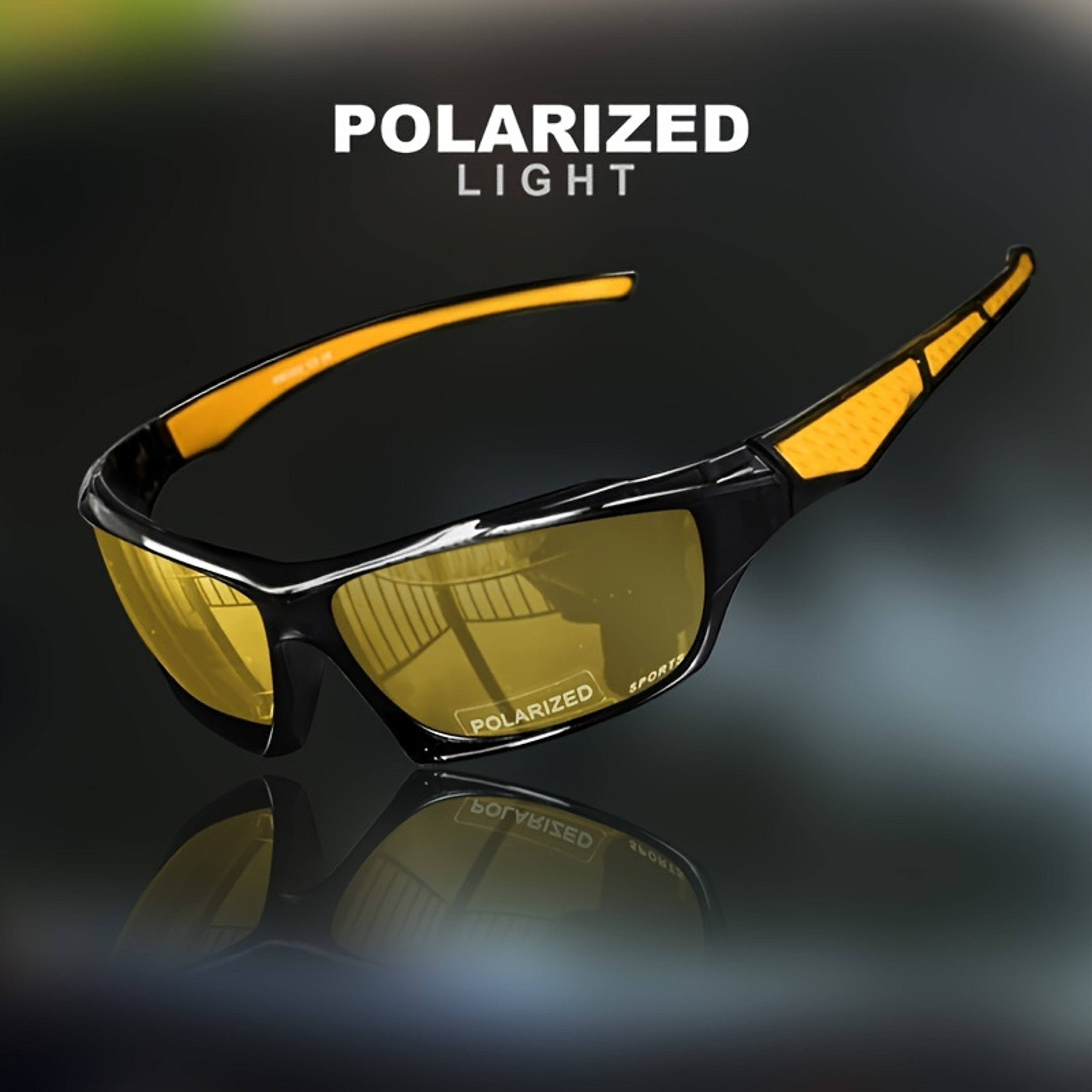 Sports Polarized Sunglasses for Men Glare Reduction for Driving Cycling Fishing – view 8