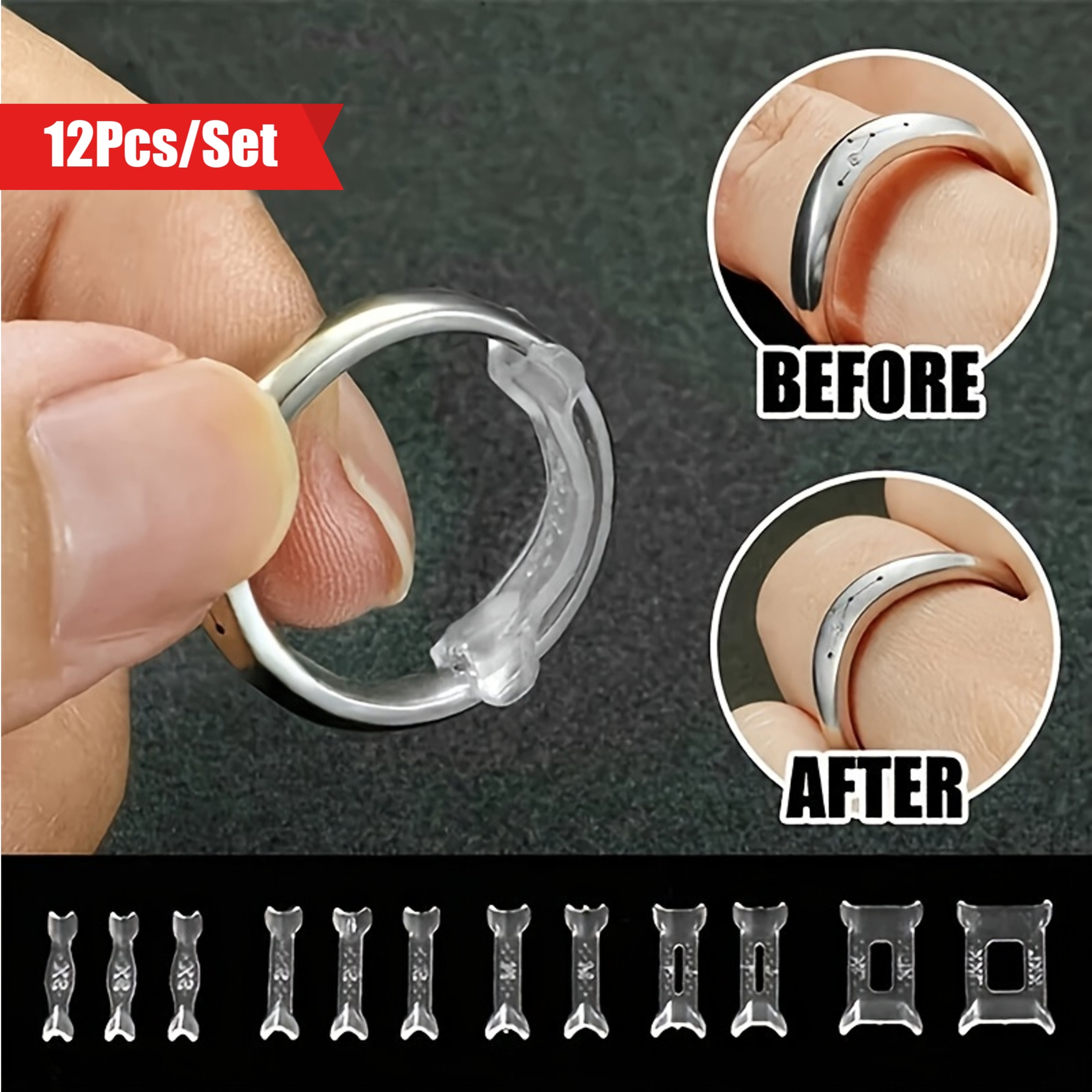 PrecisionFit Invisible Ring Size Pads, Stop Rings from Slipping Comfortably – view 2