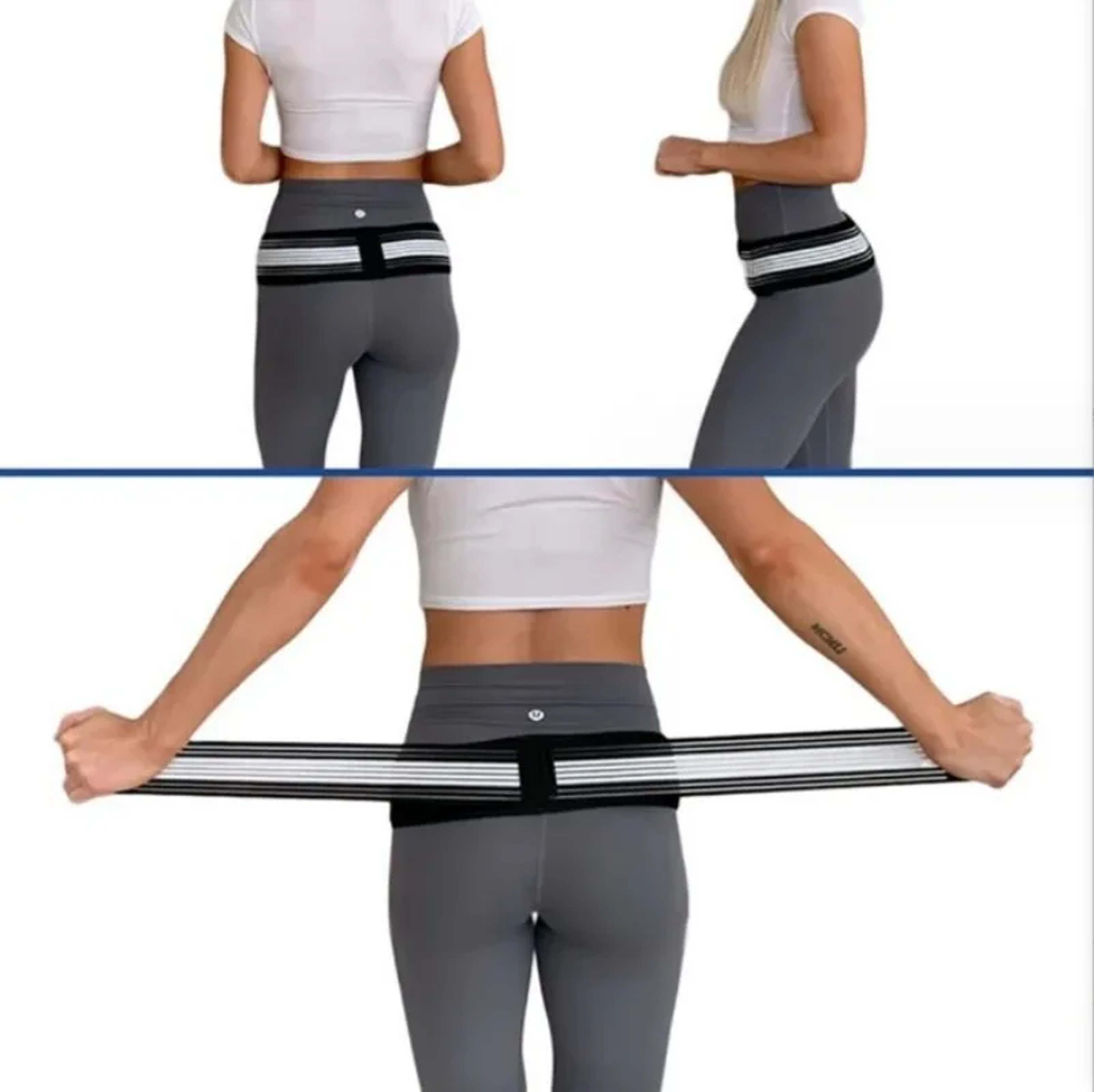 Sacroiliac Joint Belt for Lower Back & Hip Pain Relief, Pelvic & Sciatica Support – view 4