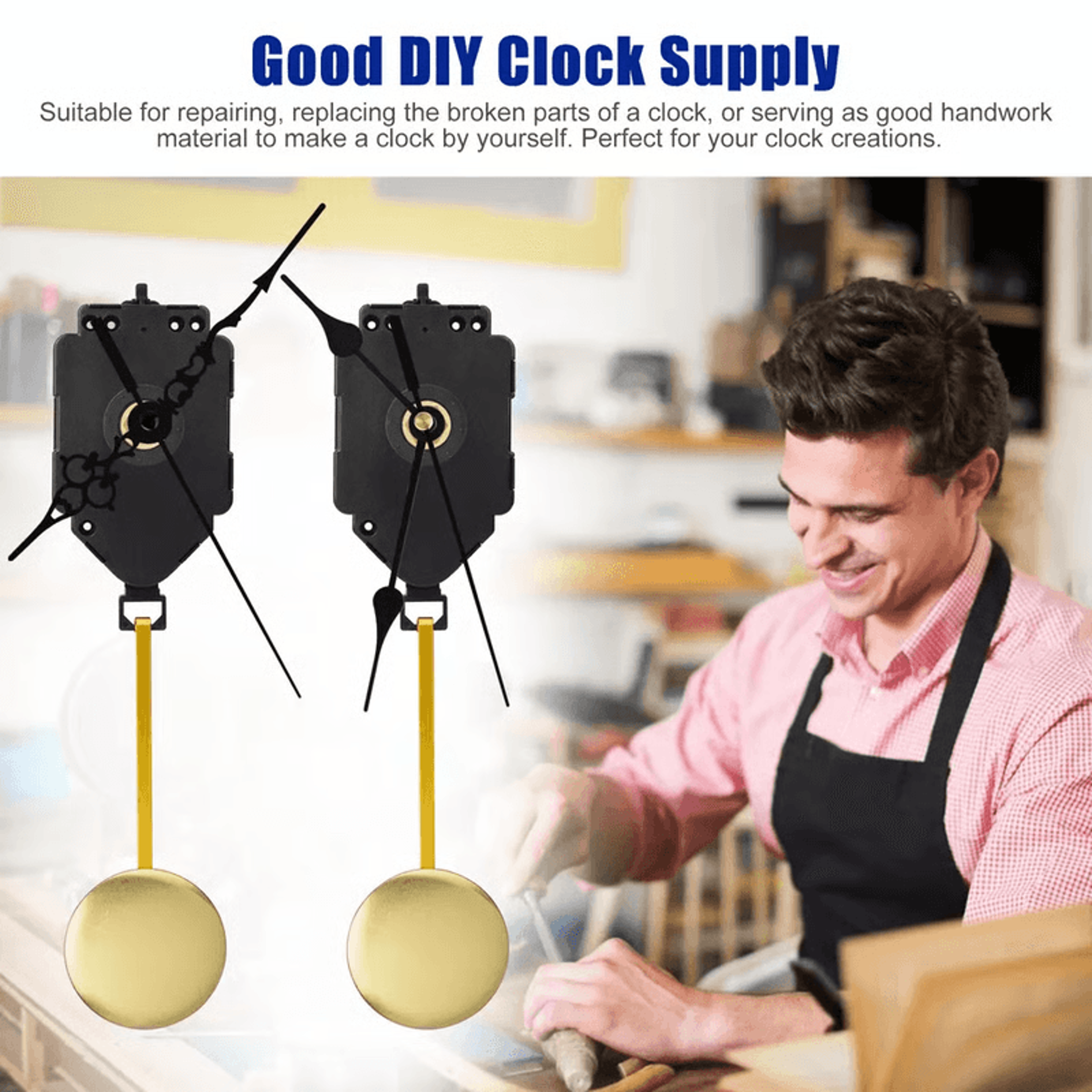 Quartz Clock Mechanism Replacement Kit With Chime Music Box For DIY Repair 5