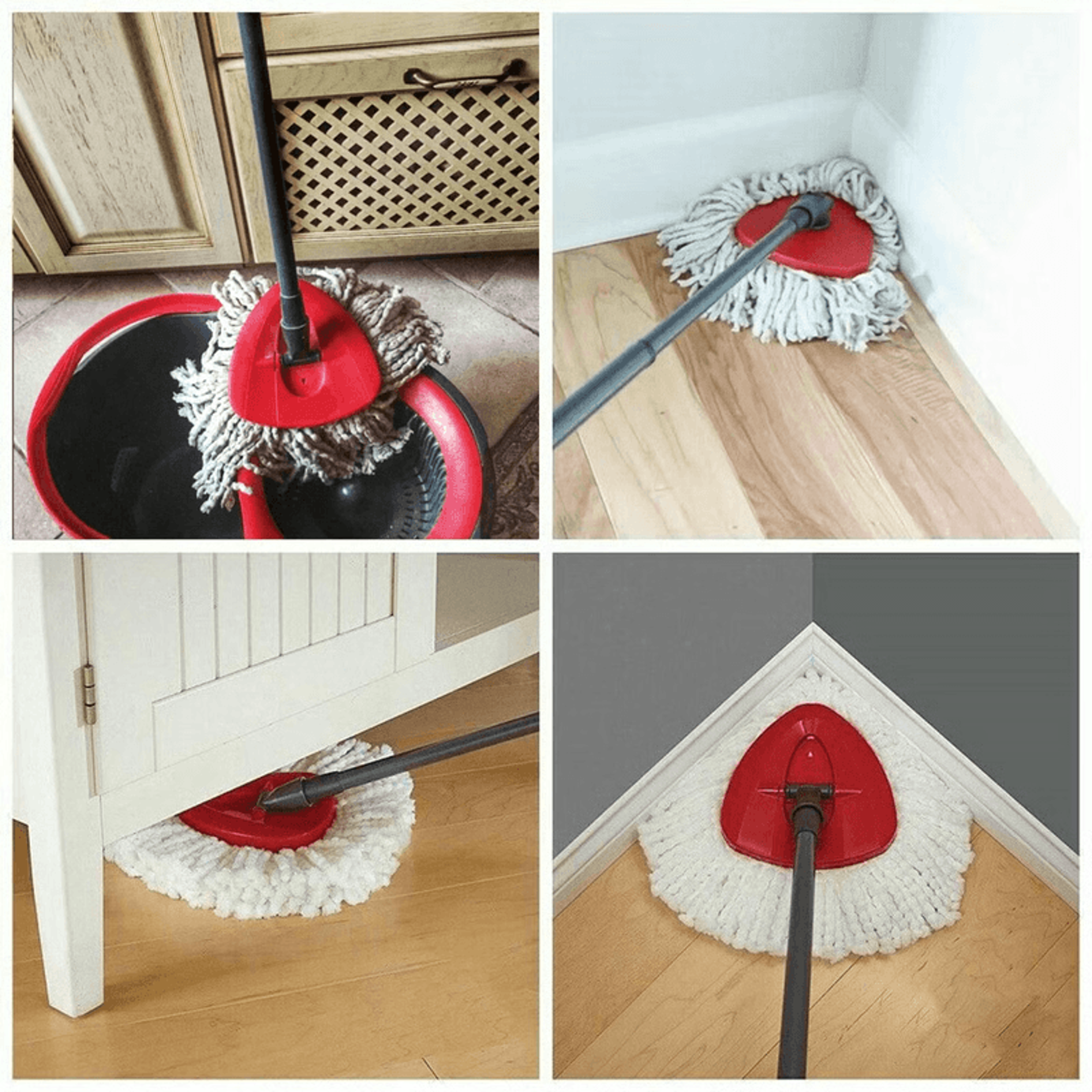 Replacement Mop Head Base Disc For OCedar EasyWring Spin Mop Refill Part 3