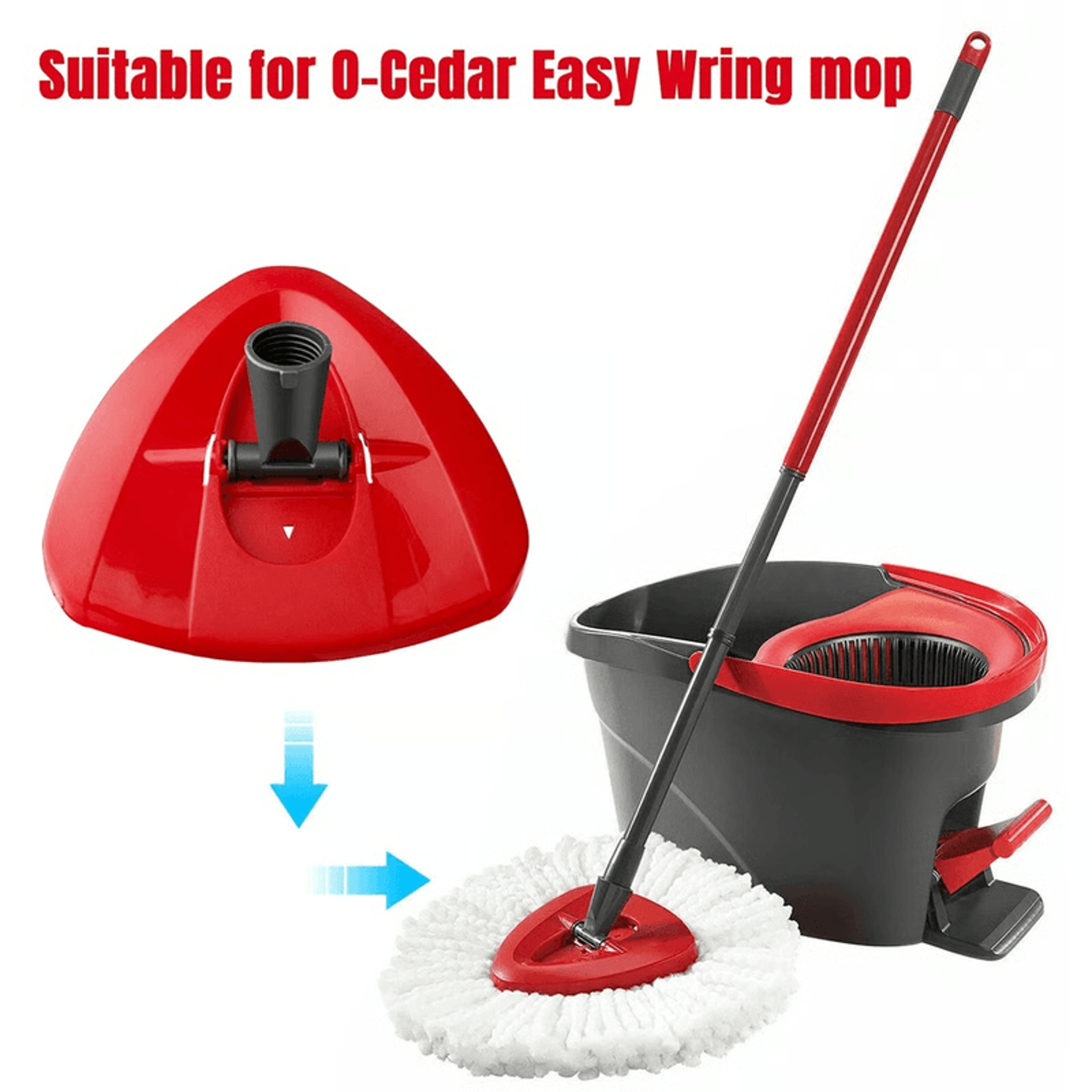 Replacement Mop Head Base Disc For OCedar EasyWring Spin Mop Refill Part 4
