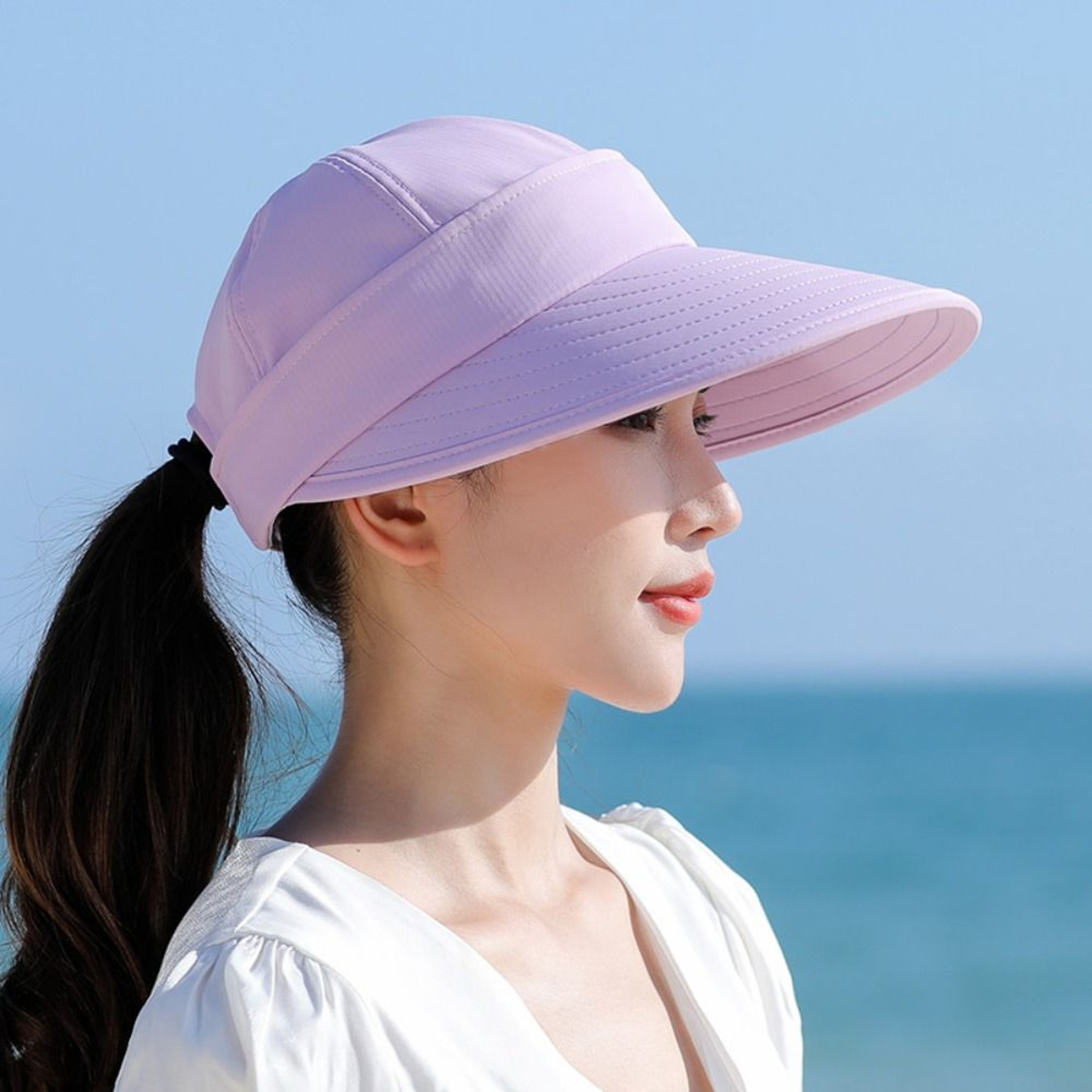 Wide Brim Sun Hat for Women with UV Protection for Comfortable Outdoor Wear – view 9