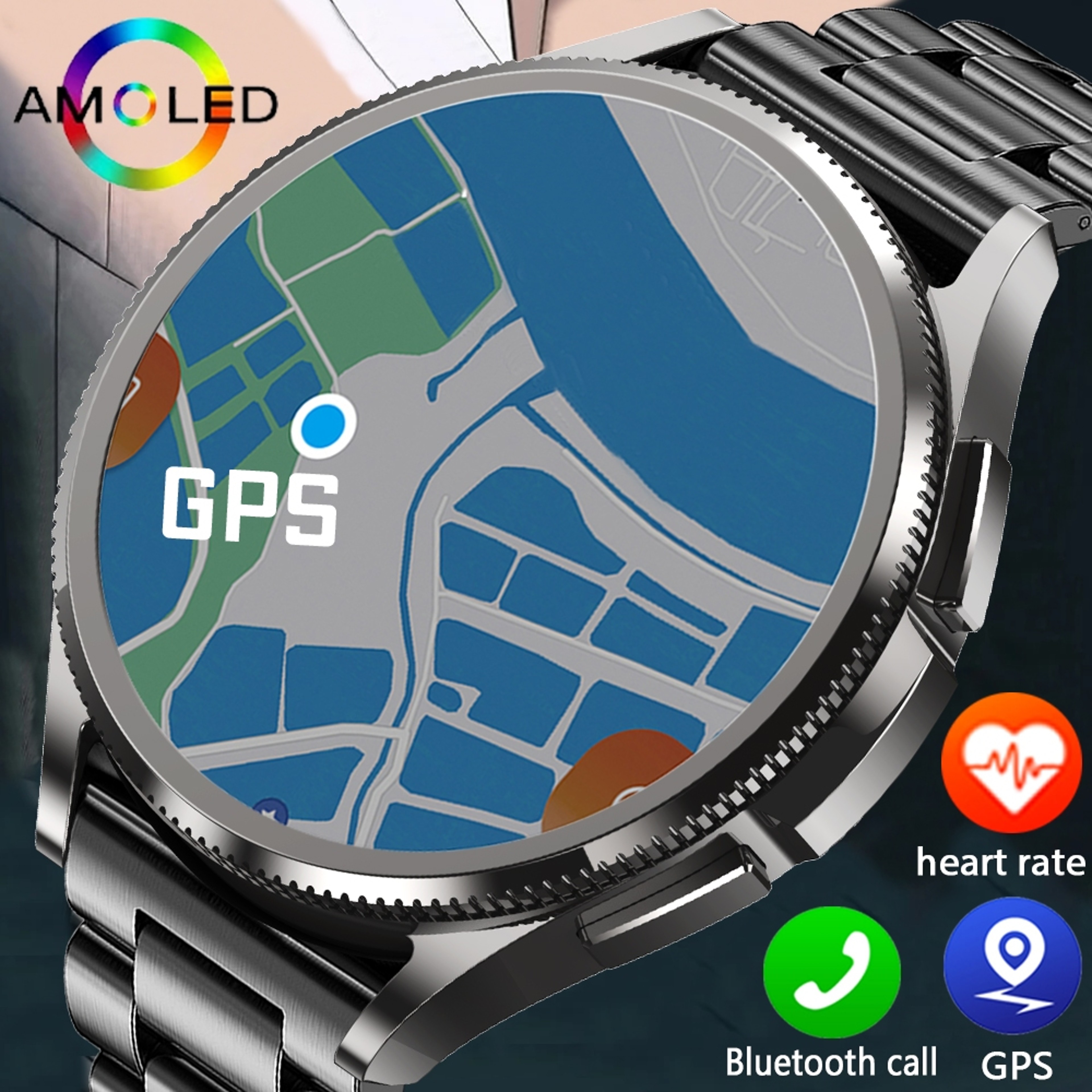 Galaxy Watch 6 Men GPS Smart Watch With AMOLED Display And Health Tracking Features 1