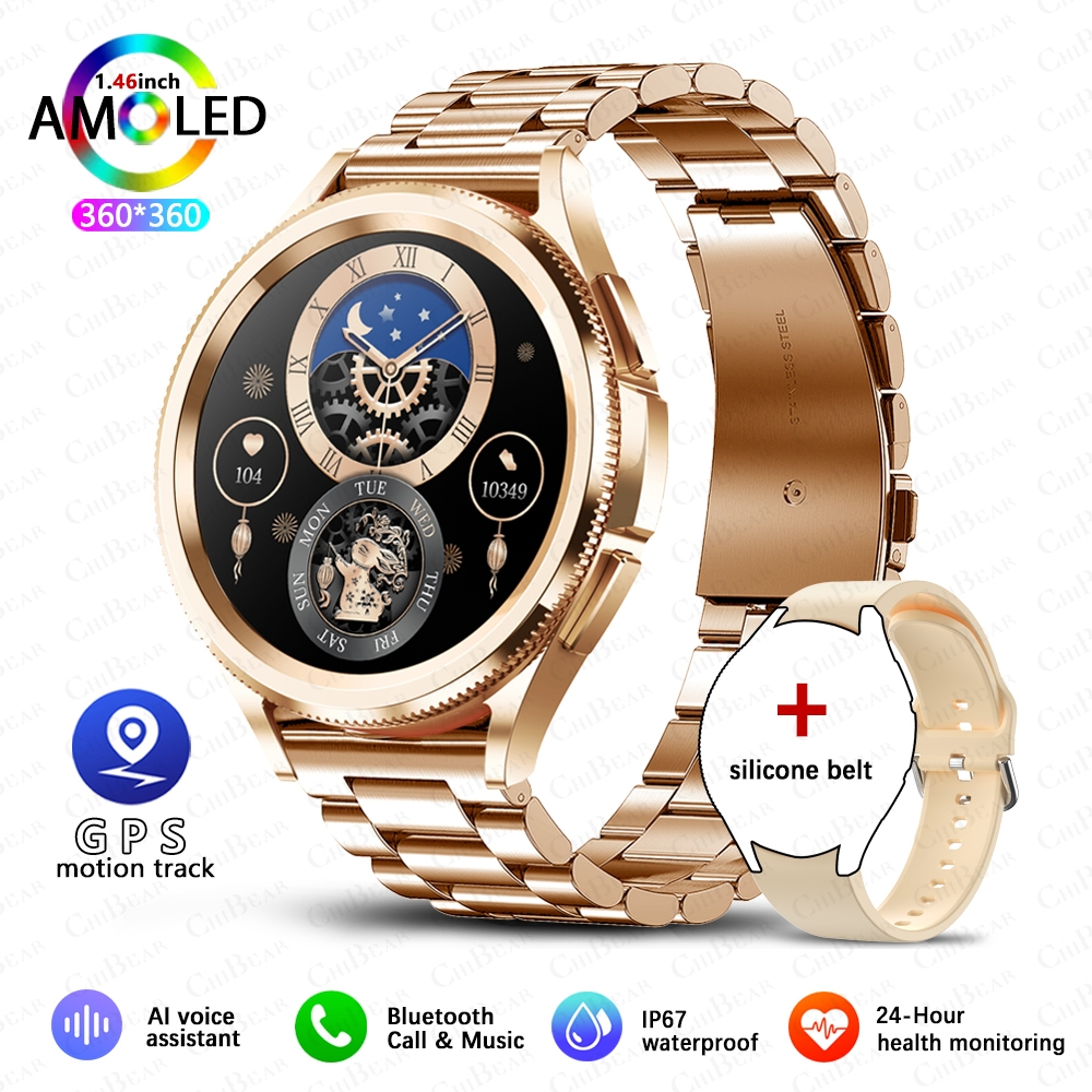 Galaxy Watch 6 Men GPS Smart Watch With AMOLED Display And Health Tracking Features 7