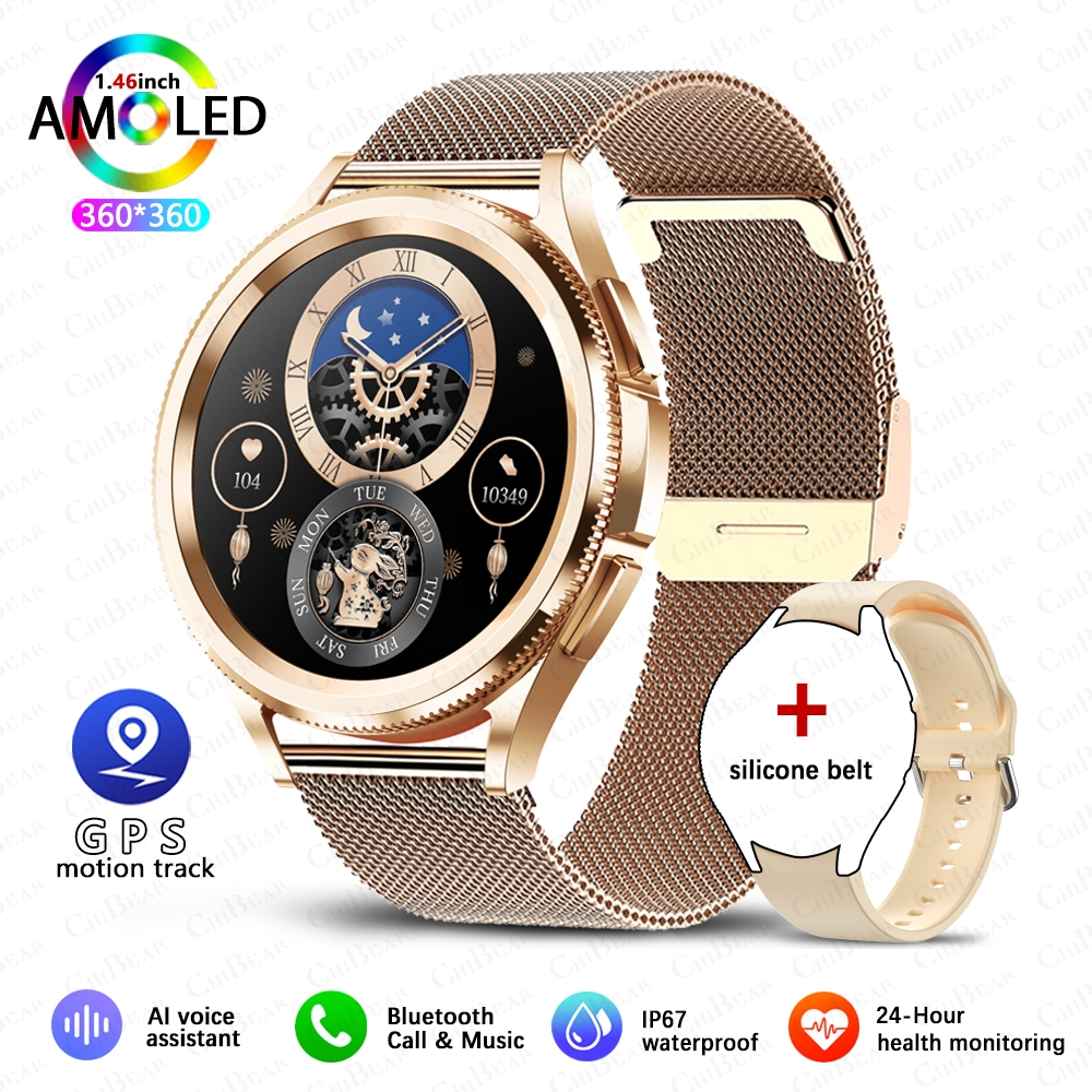 Galaxy Watch 6 Men GPS Smart Watch With AMOLED Display And Health Tracking Features 13