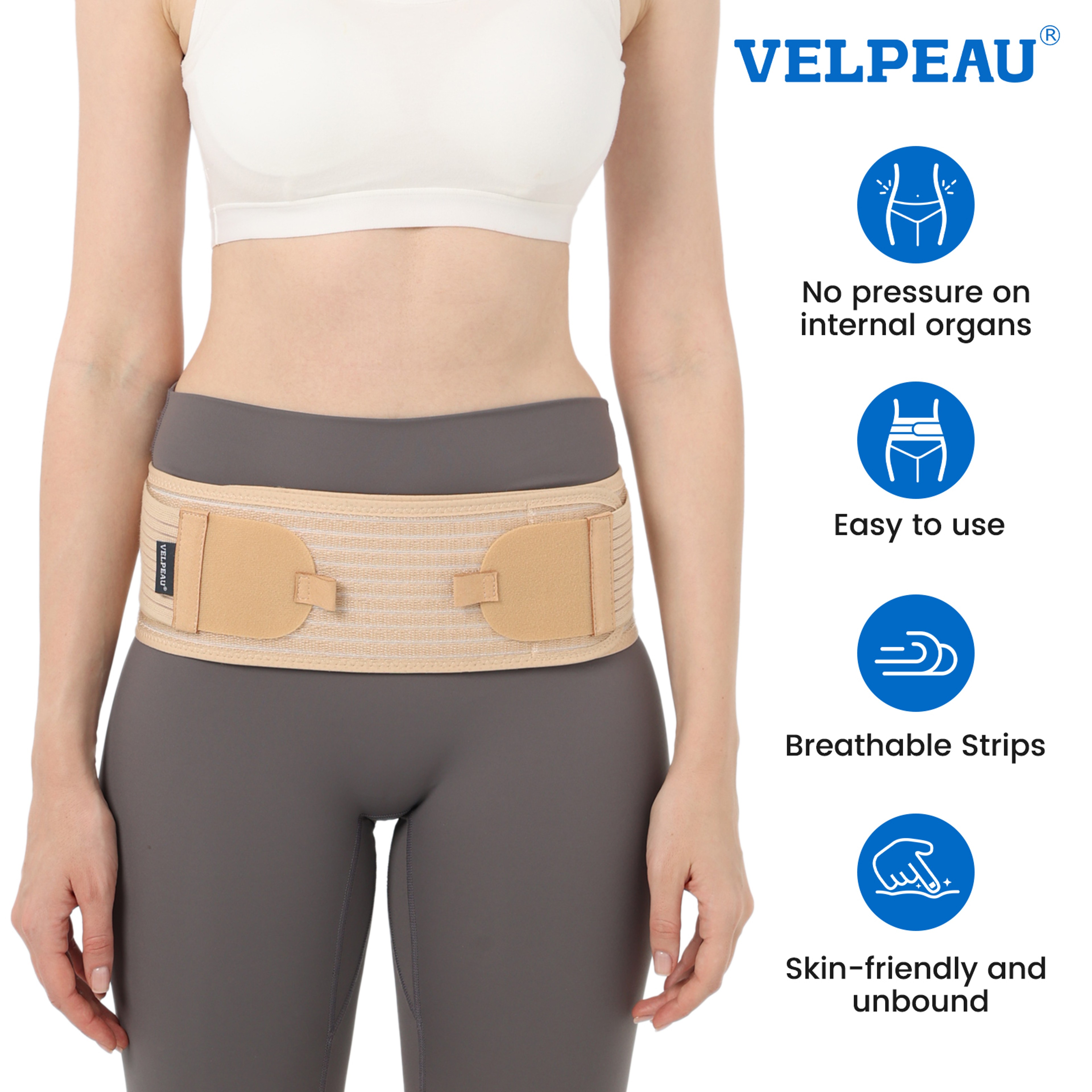 Sacroiliac SI Joint Belt for Sciatica Relief and Pelvic Support – view 1