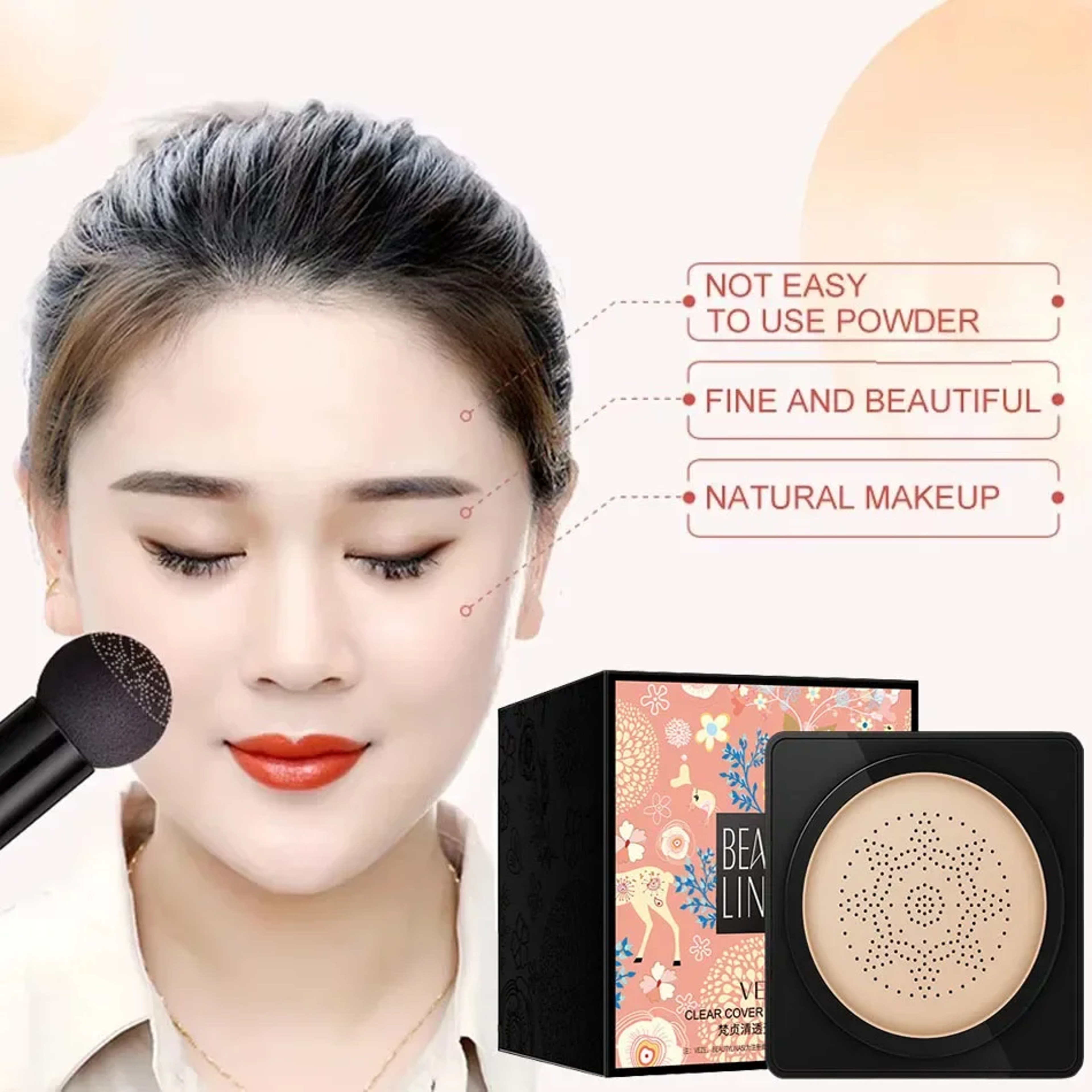 Mushroom Head CC Cream Air Cushion Foundation for Natural Coverage – view 2