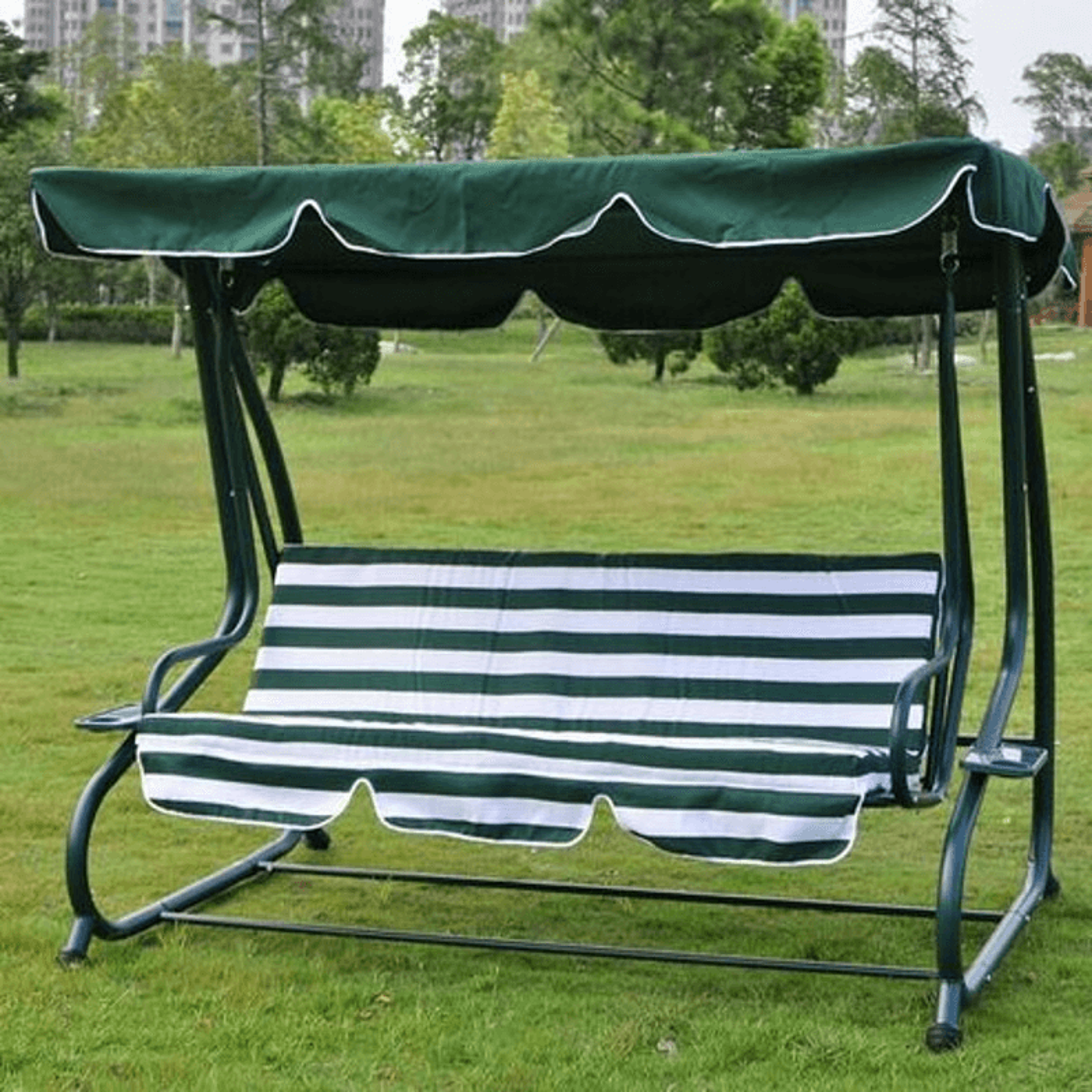 Outdoor Garden Patio Swing Canopy Cover Replacement With Sun UV Protection 0