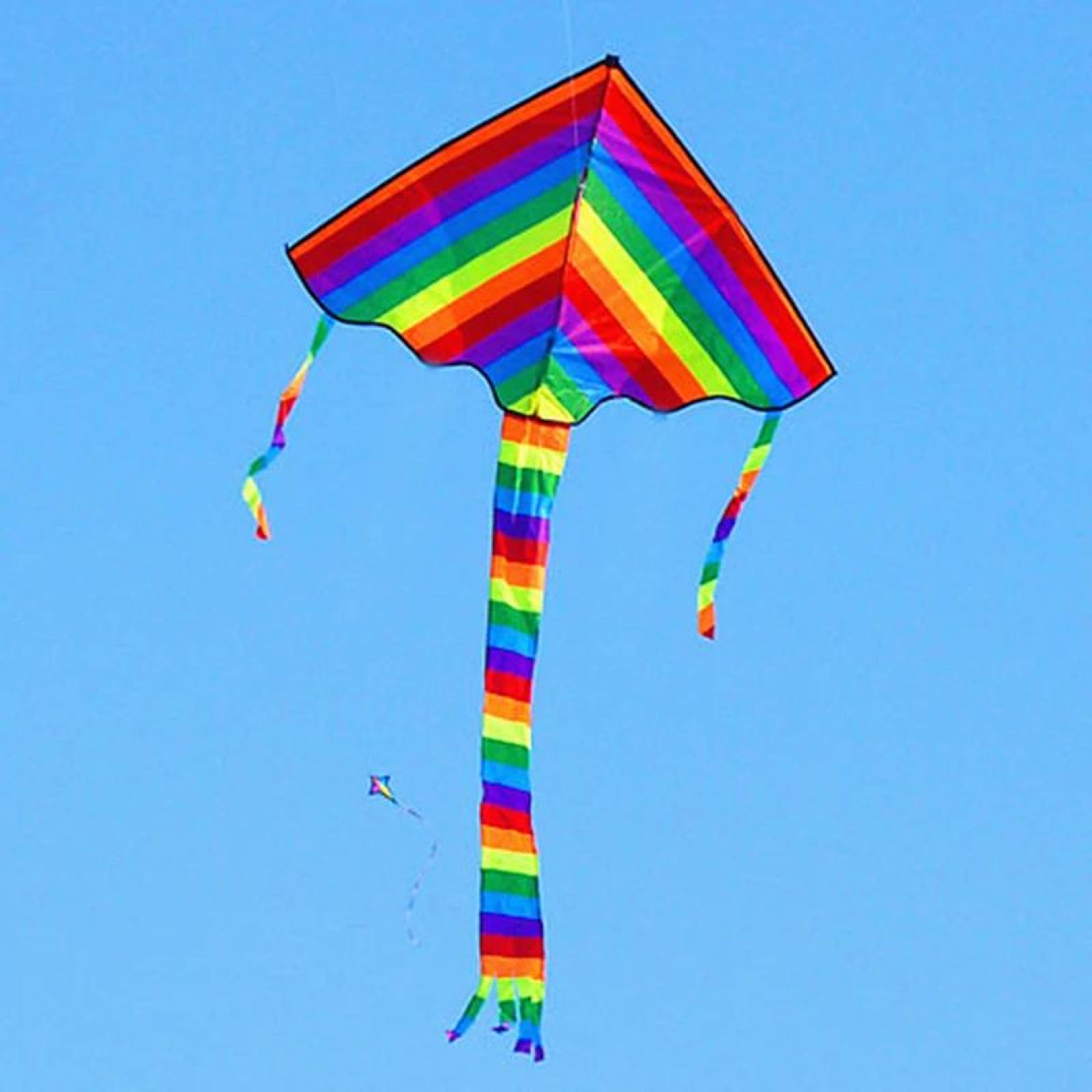 Large Delta Kite For Kids And Adults Easy To Fly Huge Green Design With 500cm Tail Outdoor Toys 5