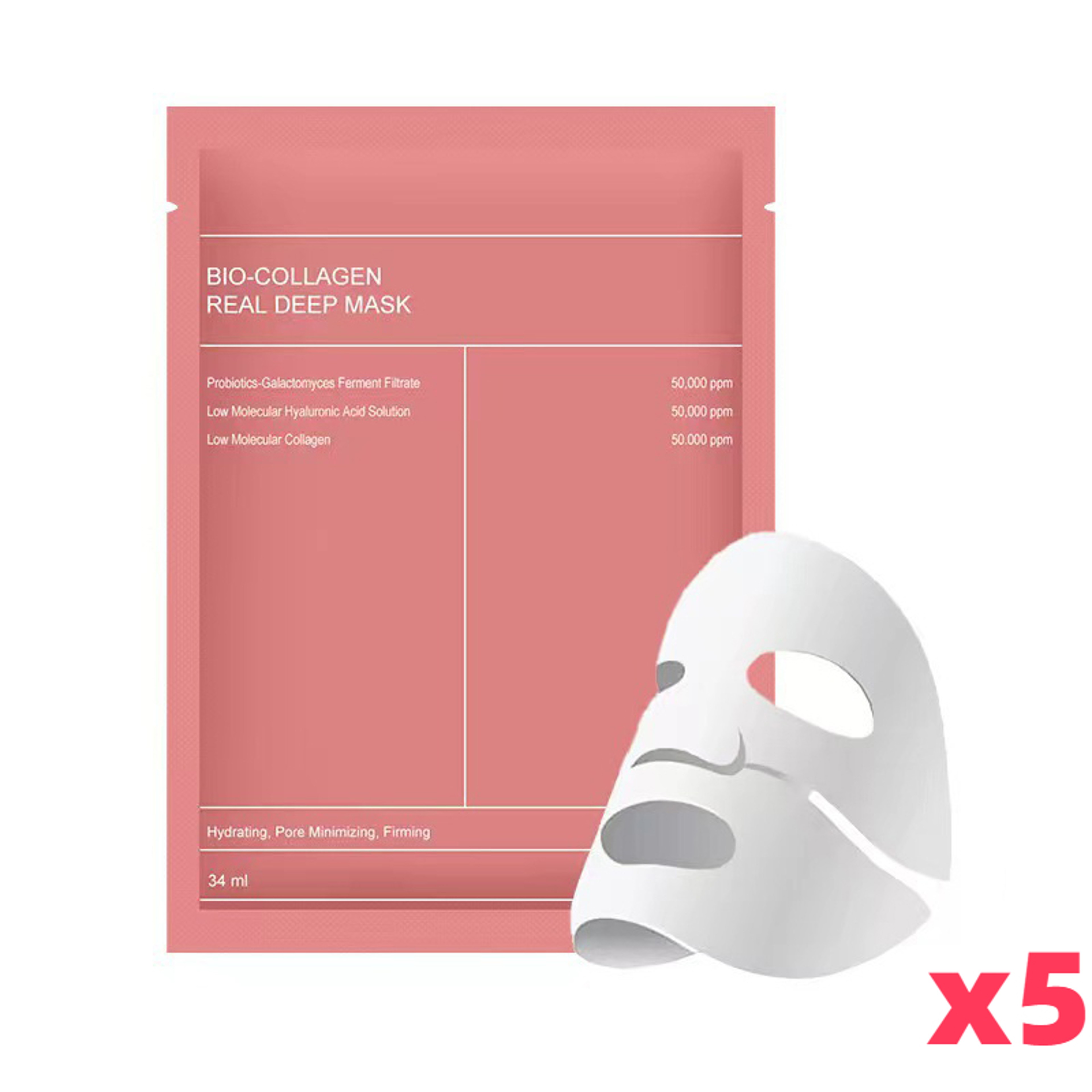 Bio Collagen Face Mask Shrink Pores Deep Hydrating Overnight Mask For Brightening  Moisturizing Ski 8