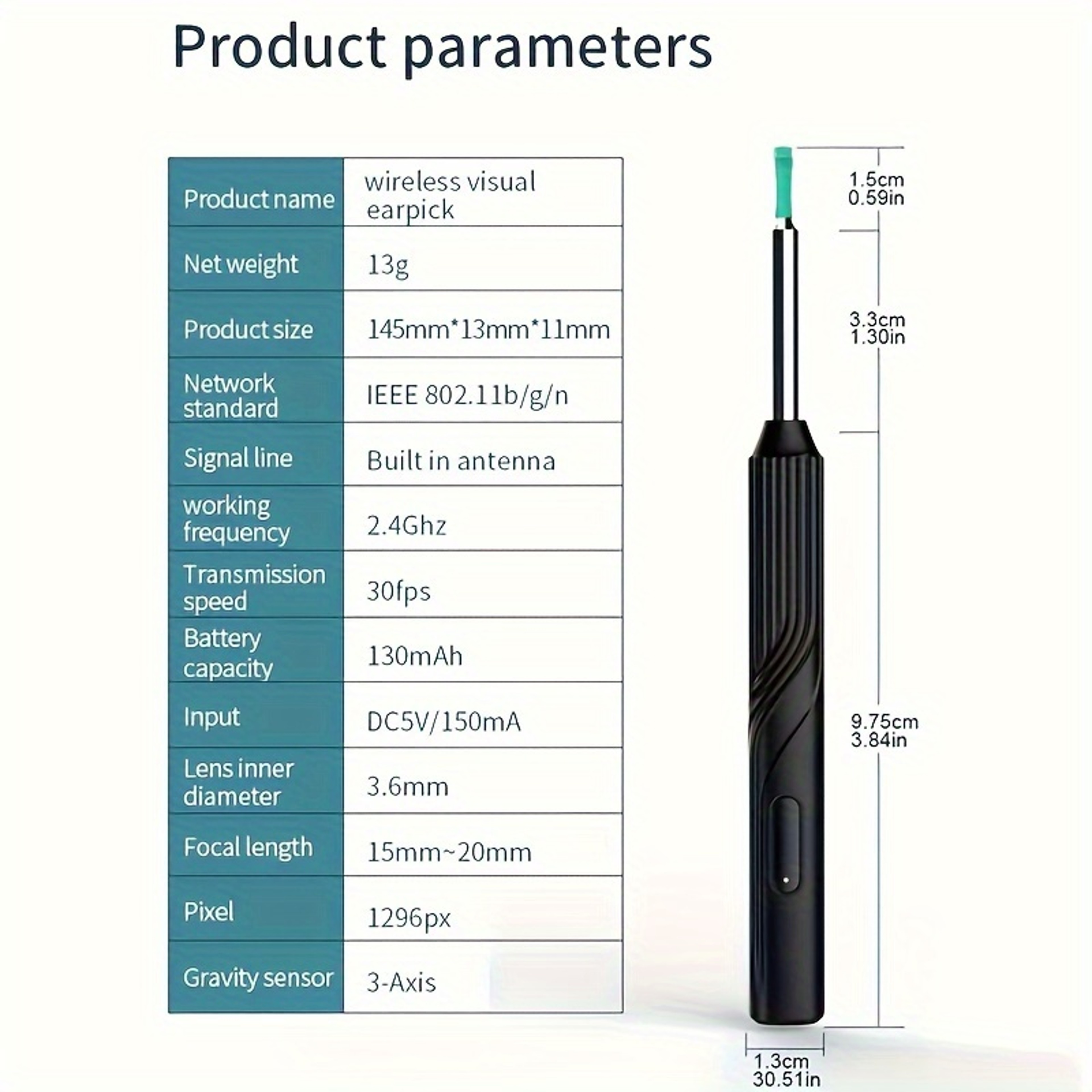 Professional Ear Wax Removal Kit  1296P HD Endoscope With USBC Charging  AtHome Ear Cleaning  Healt 4