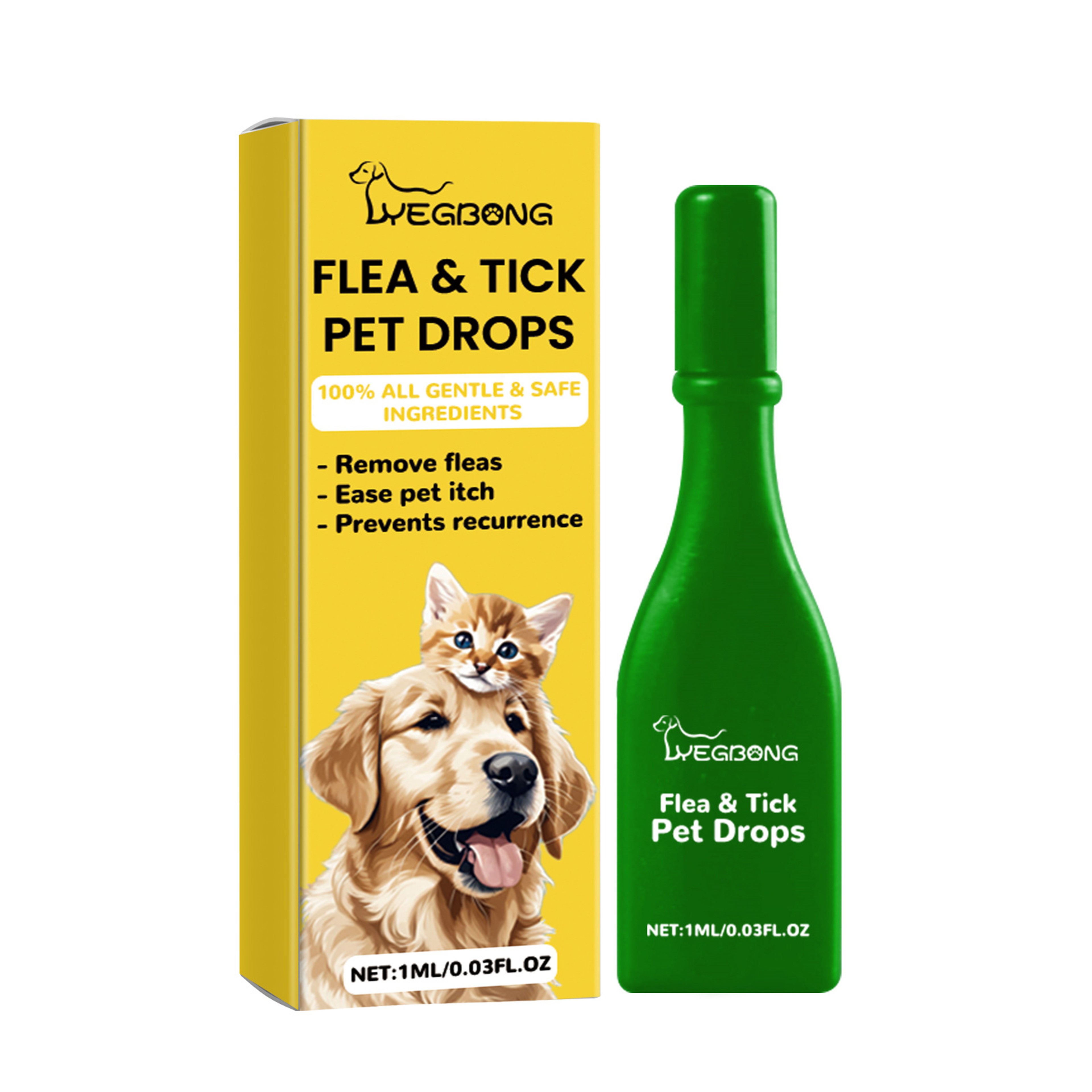 Vet Recommended Flea Drops For Cats Long Lasting Flea Tick  Mite Prevention Skin Soothing  Dewormin 1