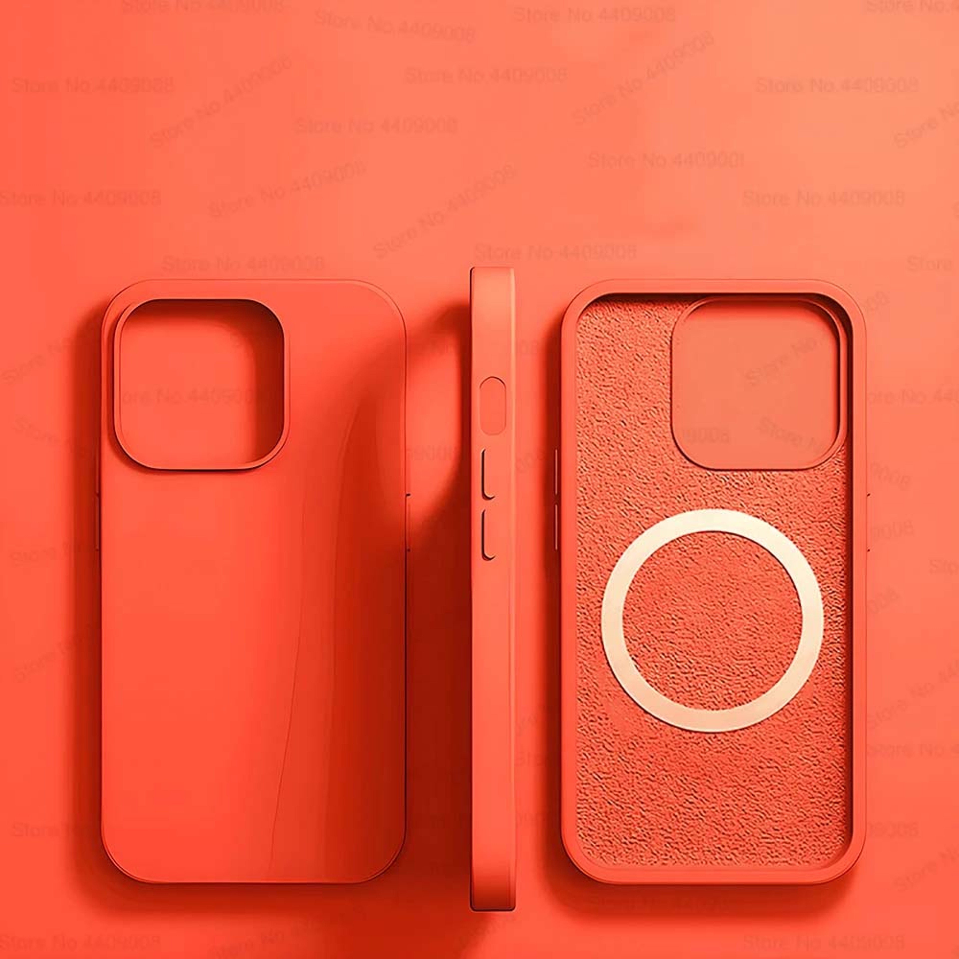 Magsafe Liquid Silicone Case for iPhone UltraThin Magnetic Wireless Charging  Shockproof Cover
