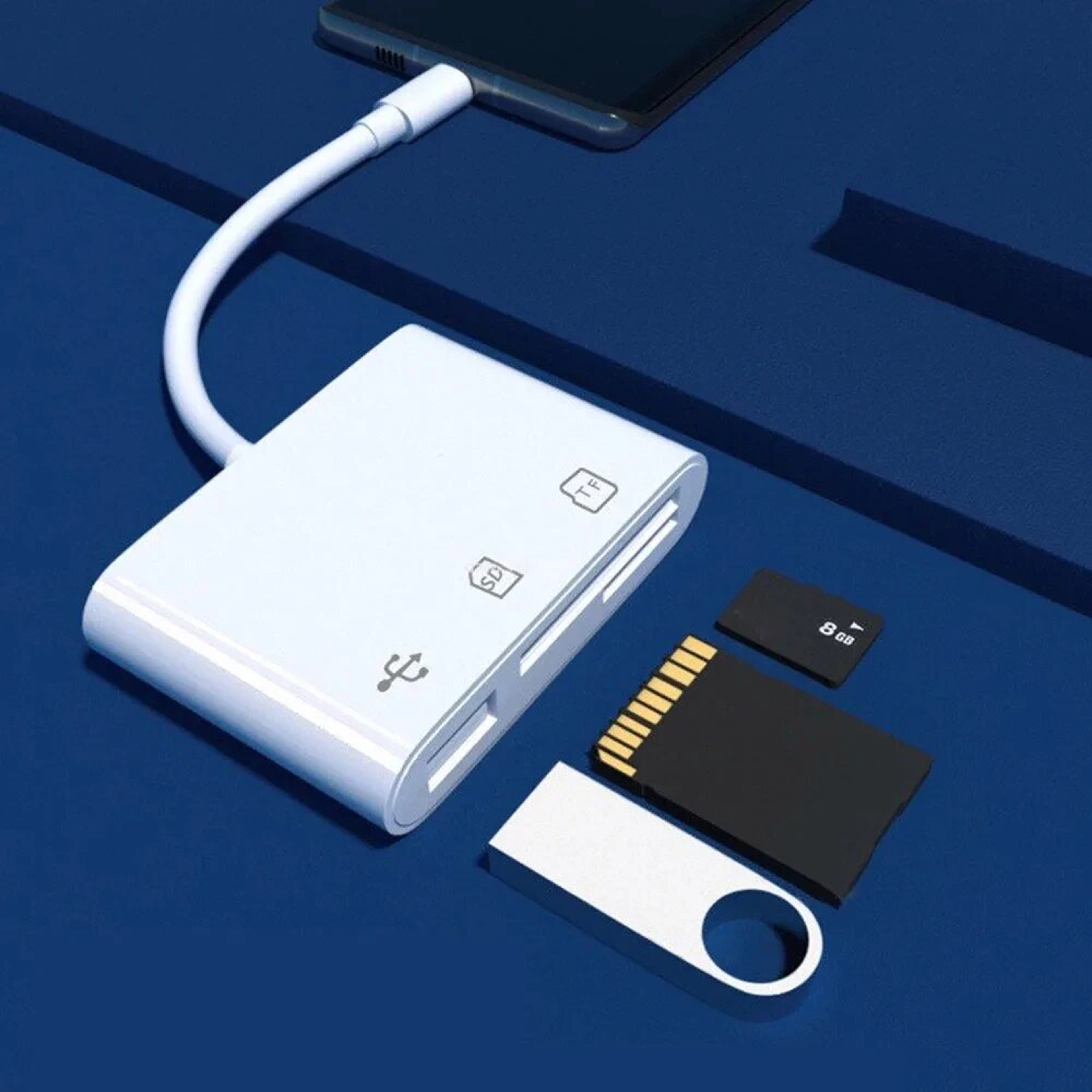 3 In 1 TypeC Memory Card Reader Adapter TF CF SD Compact Flash USBC for MacBook Pro  Huawei