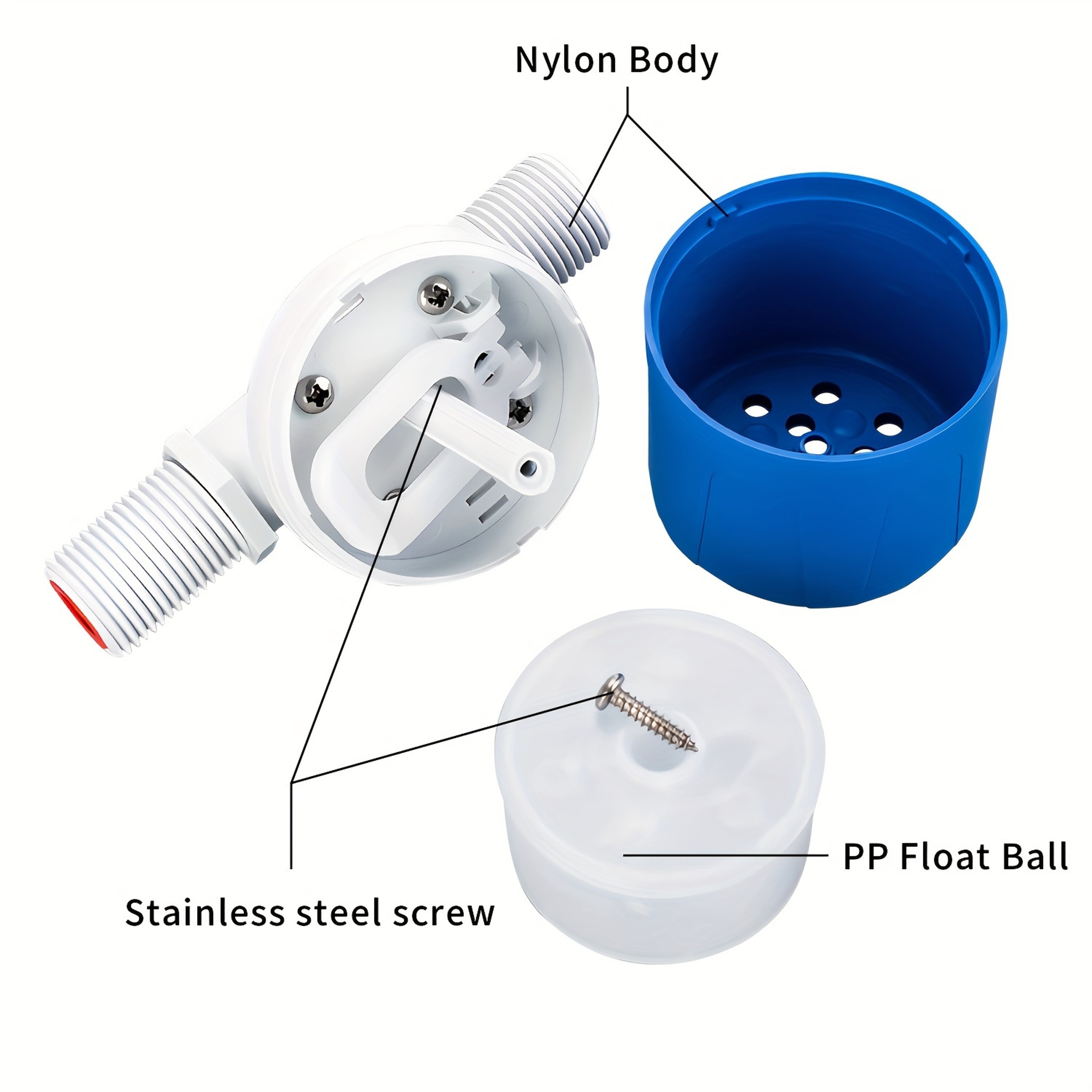 Fully Automatic Mini Float Valve, No Power Required Water Level Controller for Tanks – view 5