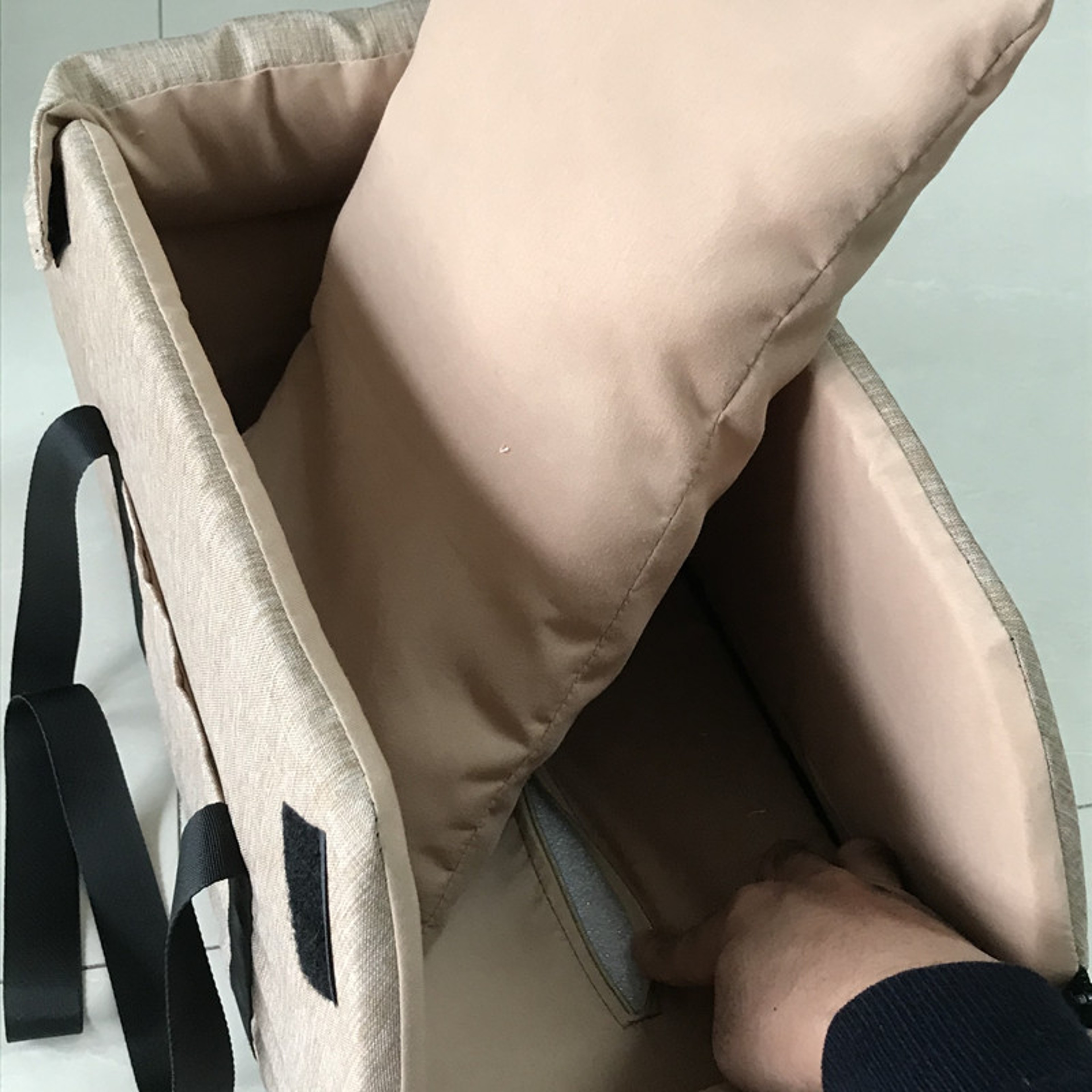 Portable Dog Car Seat Bed for Small Pets, Central Car Console Carrier Travel Safety Bag for Cats & Dogs, Pet Travel – view 6