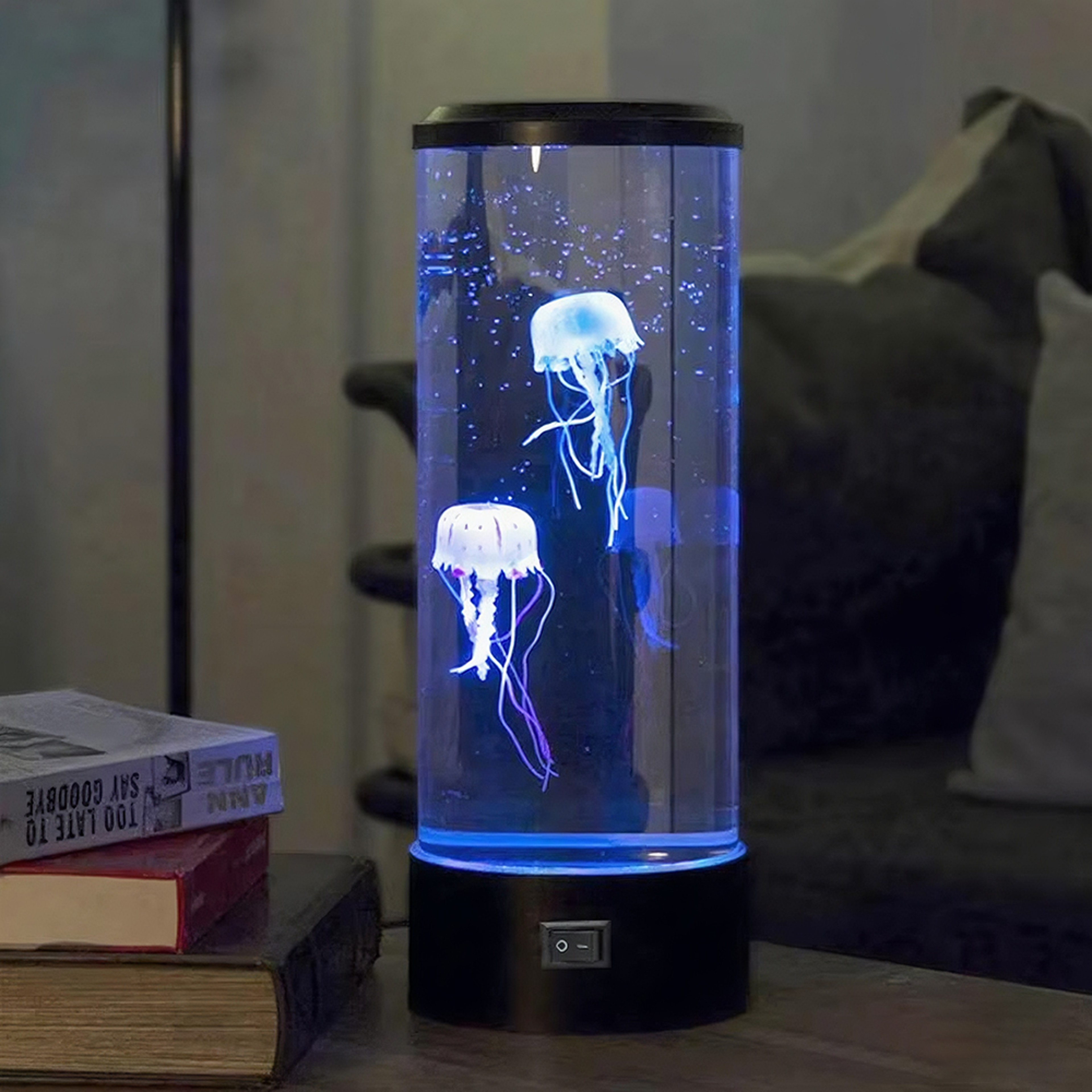 KANTUTOE Jellyfish Lava Lamp, 7-Color LED Mood Light for Aquarium, Ocean-Themed Bedroom, Desktop Decoration, Unique Gift – view 3