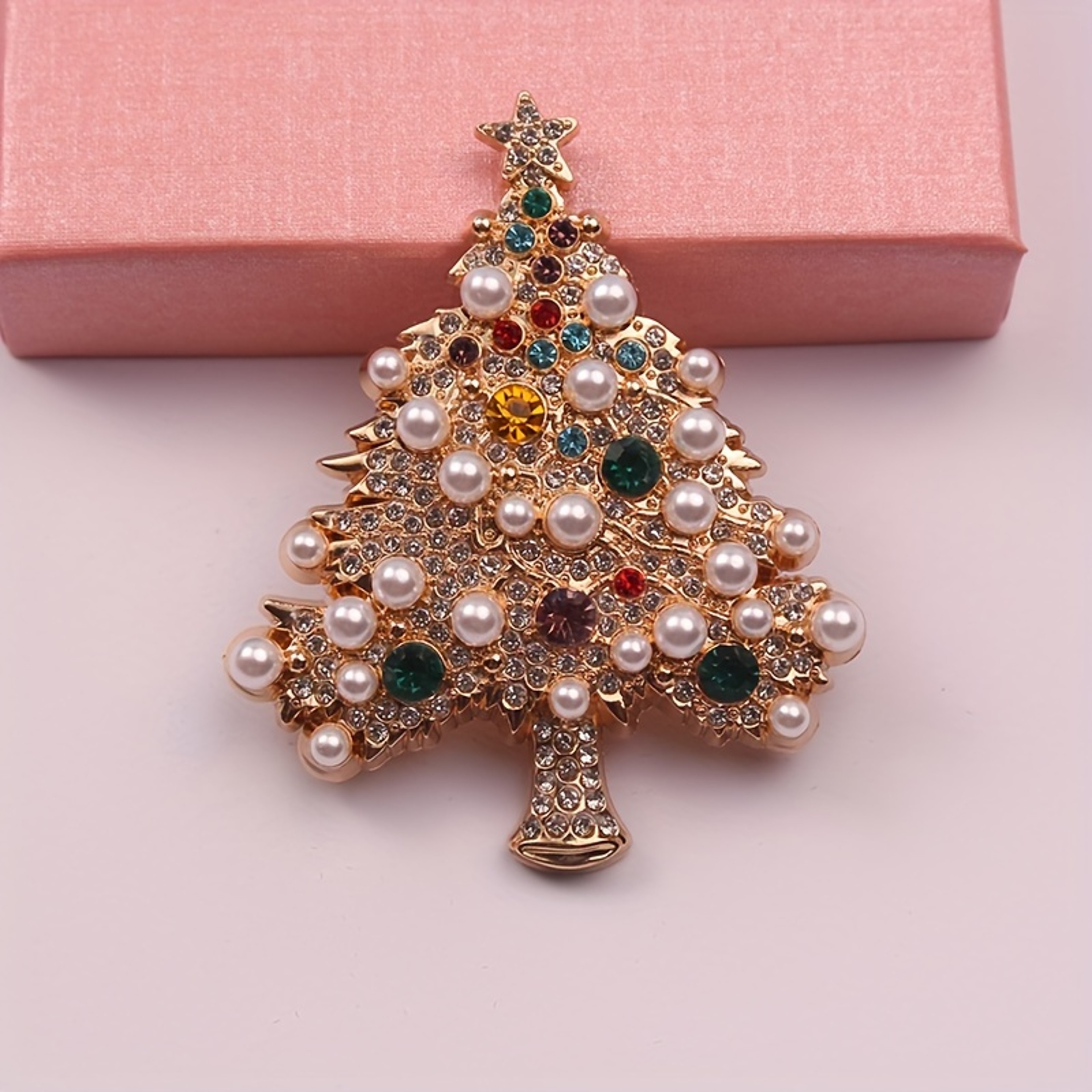 Fashion Women Brooches, Colorful Christmas Tree, Pin Jewelry For Party, Banquet – view 1