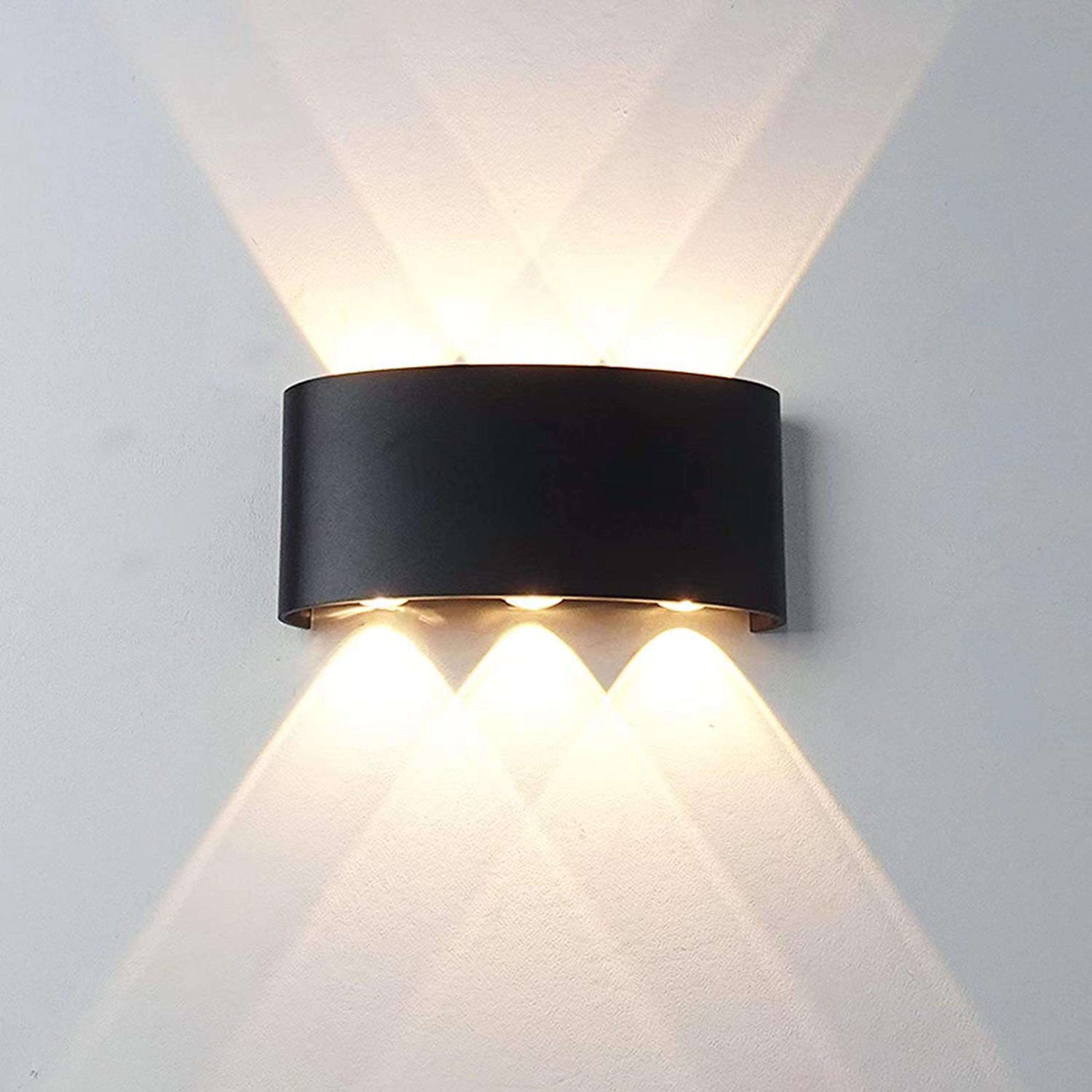 Modern LED Wall Sconces Up Down Wall Mount Lights White Indoor Outdoor Lamp For Bedroom Living Room 0