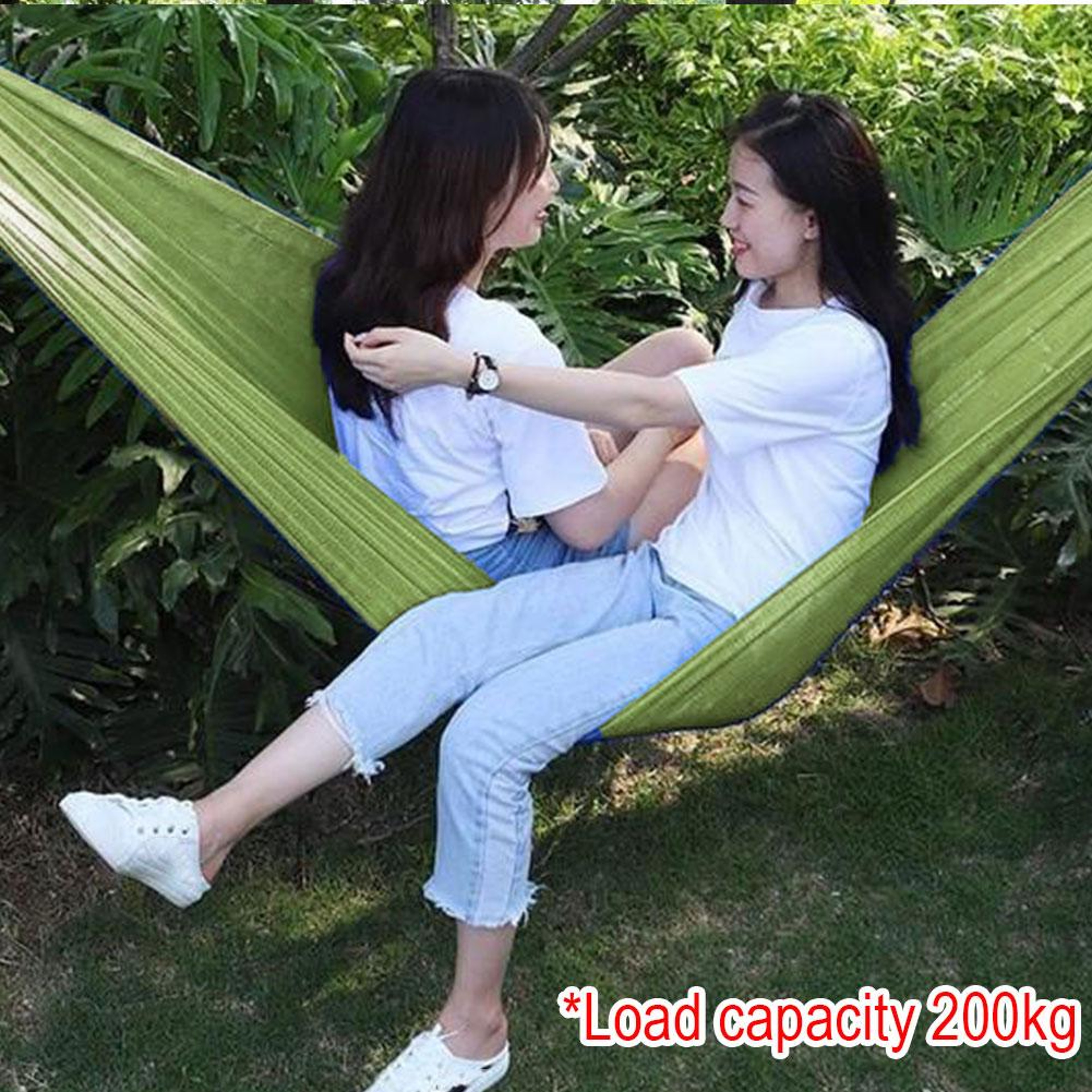 TrailNest Lightweight Camping Hammock With Straps Single Or Double Nylon 2