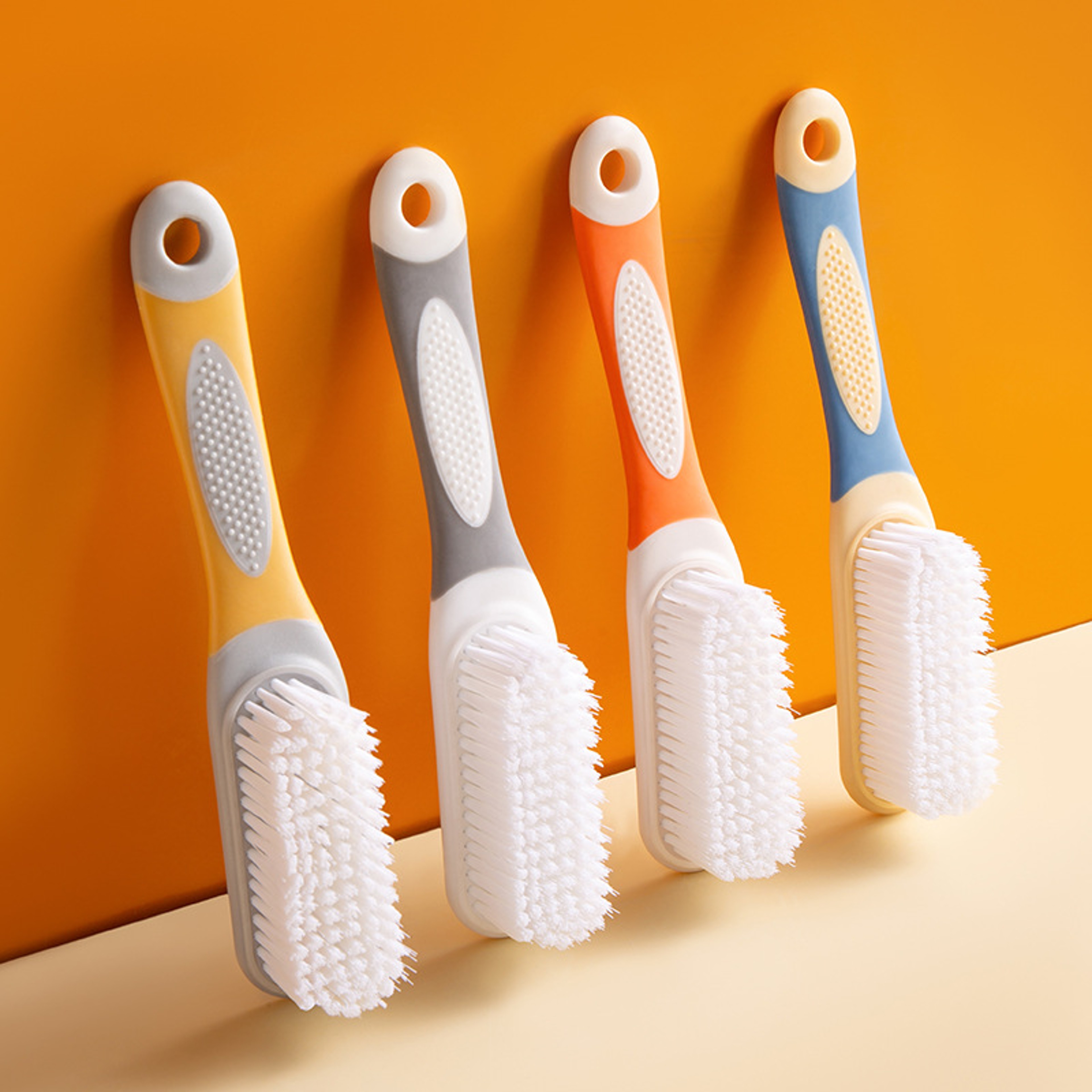 Soft Bristle Shoe Cleaning Brush With Long Handle For Shoes Laundry And Home Use 0