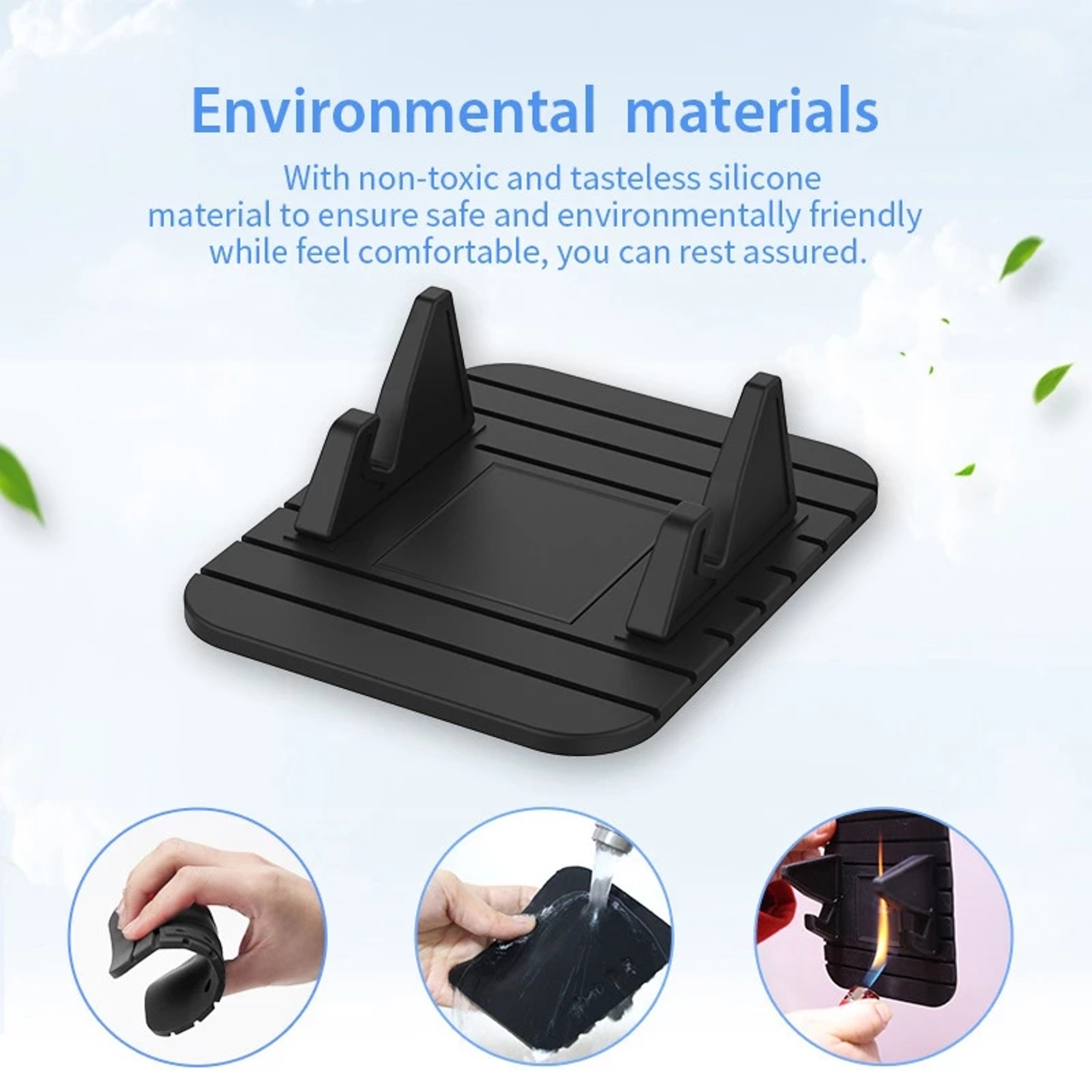 Secure Grip Universal Dashboard Phone Mount & Anti Slip Mat – view 4
