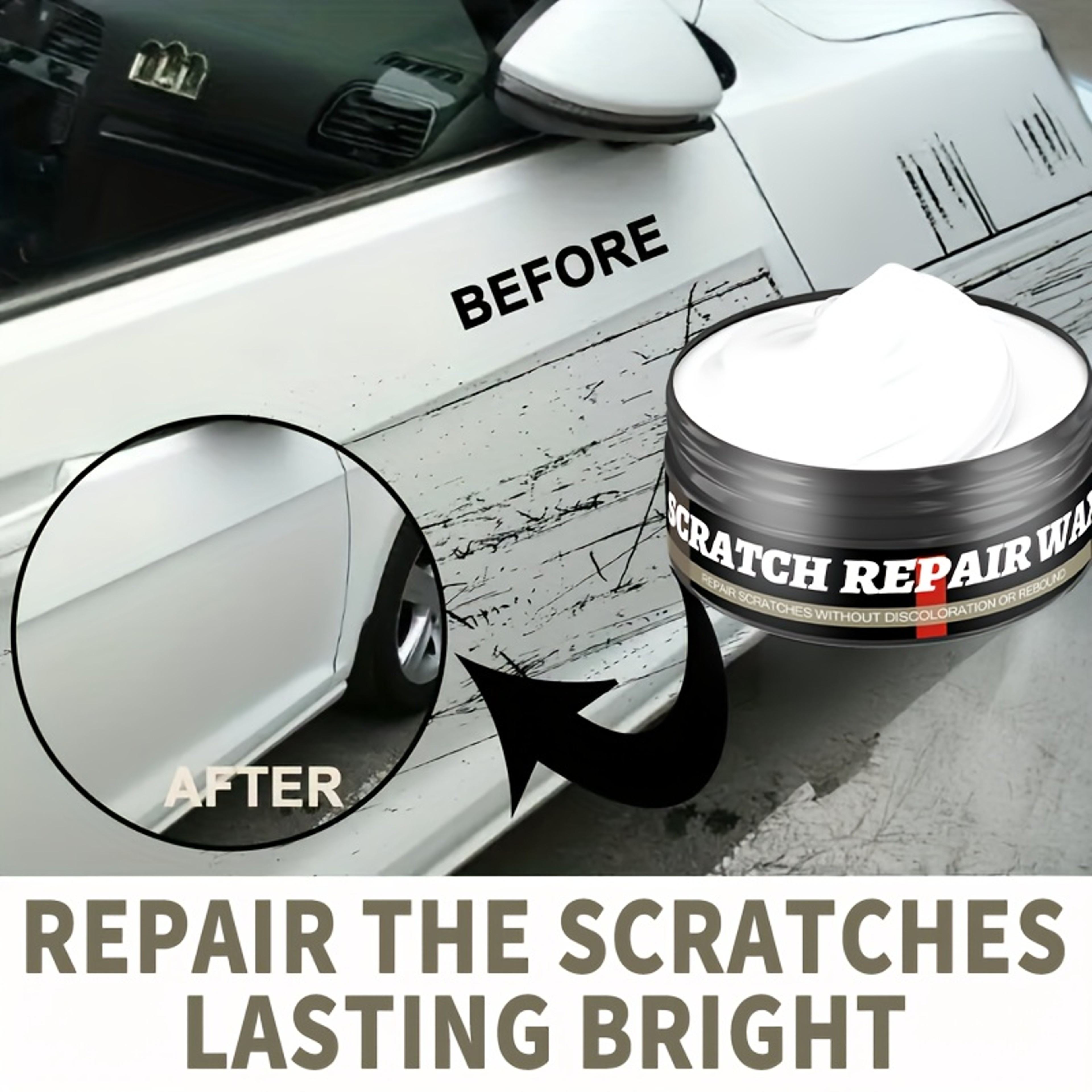 Ultimate Car Scratch Remover Professional Wheel & Body Polishing Wax for Swirl Mark and Vortex Removal – view 3