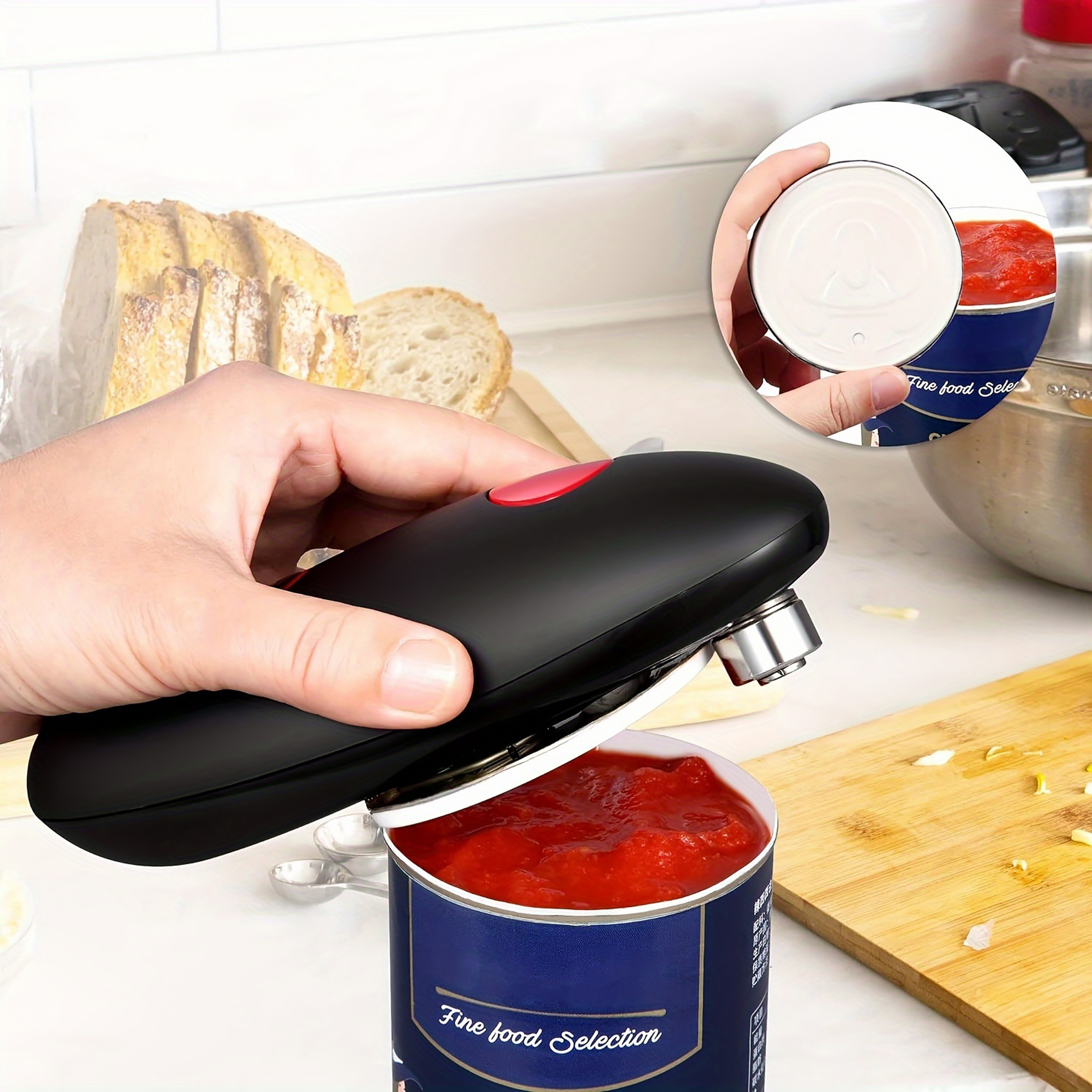Electric Can Opener Hands Free Automatic Smooth Edge Tin Opener for Seniors – view 1