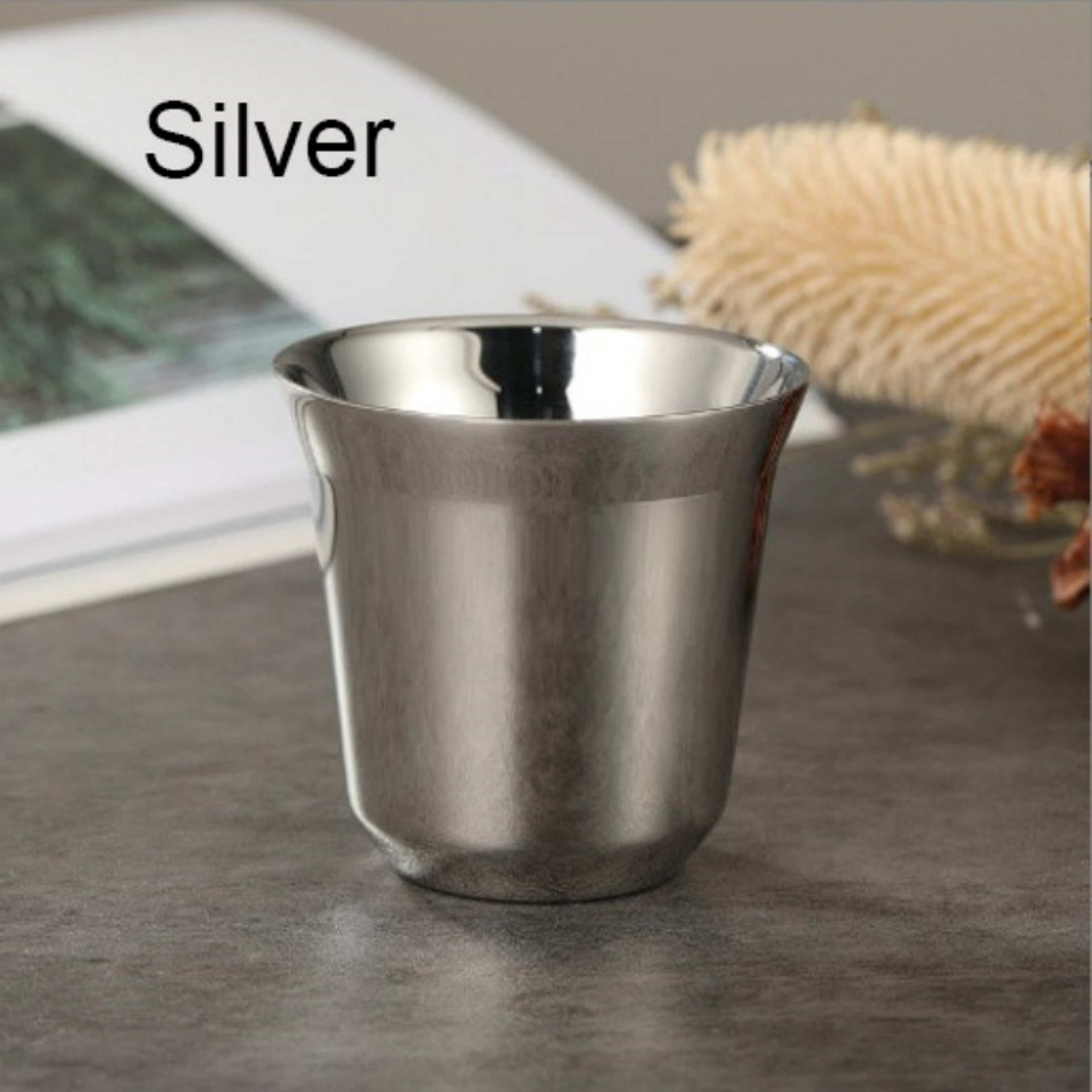 Insulated Stainless Steel Coffee Cup Small Espresso Tumbler – view 6