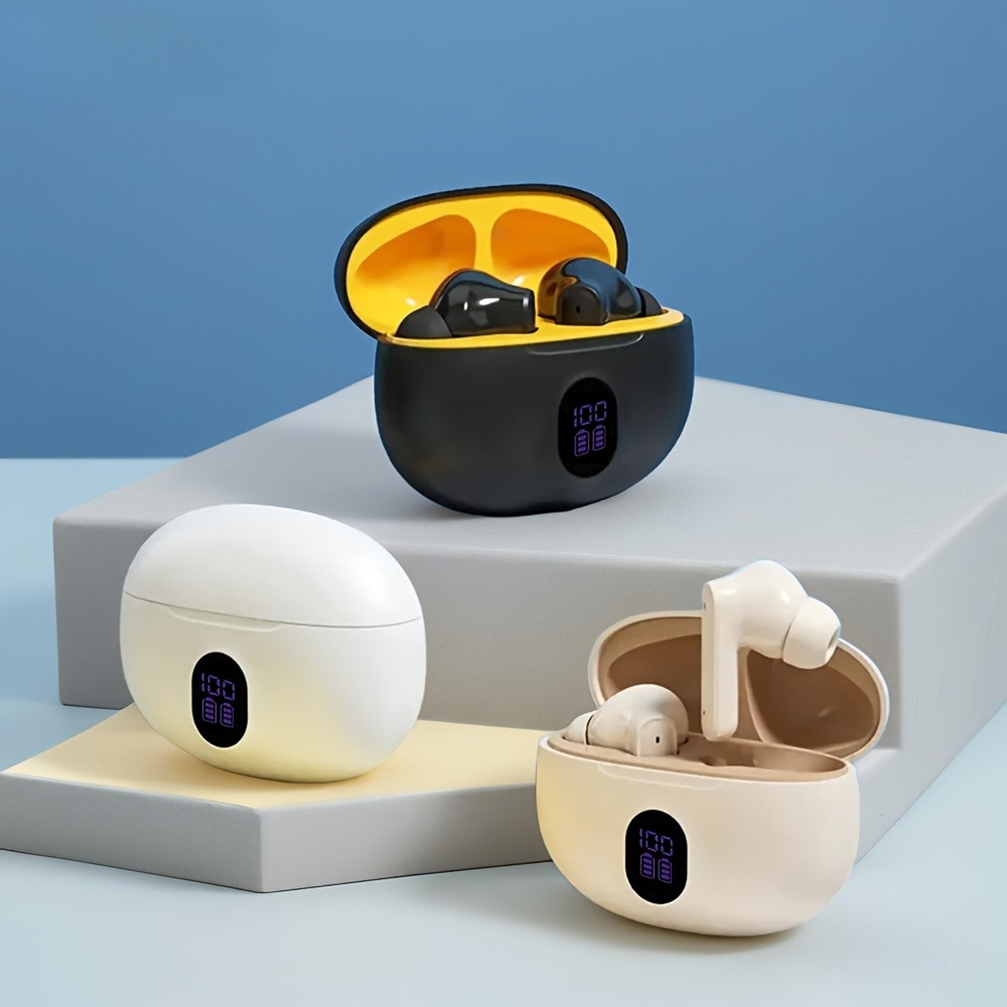 ProSound TWS Wireless Earbuds: HiFi Stereo & LED Smart Display – view 1
