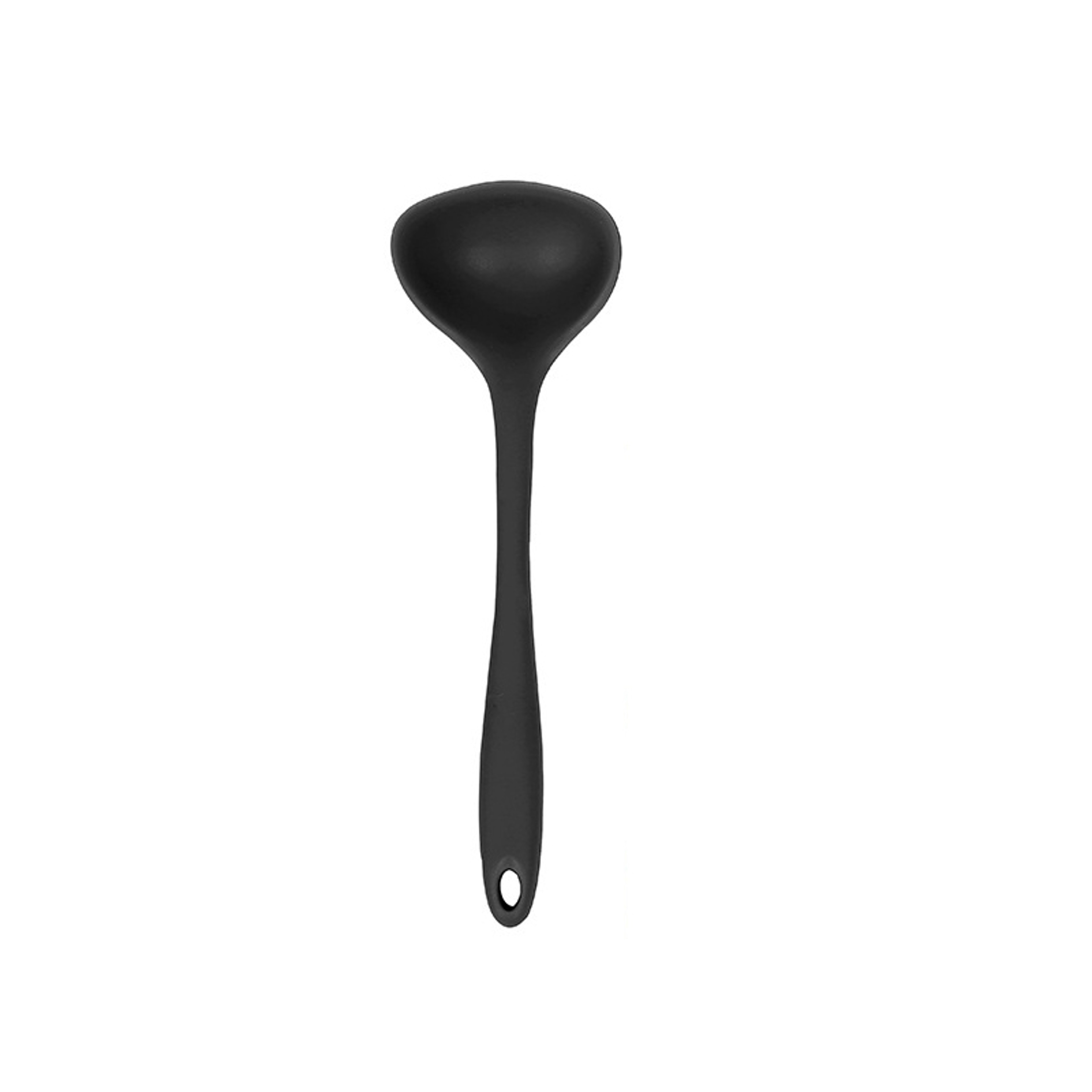 Silicone Soup Spoon Heat Resistant Non Stick Pot Spoon For Cooking And Serving 4