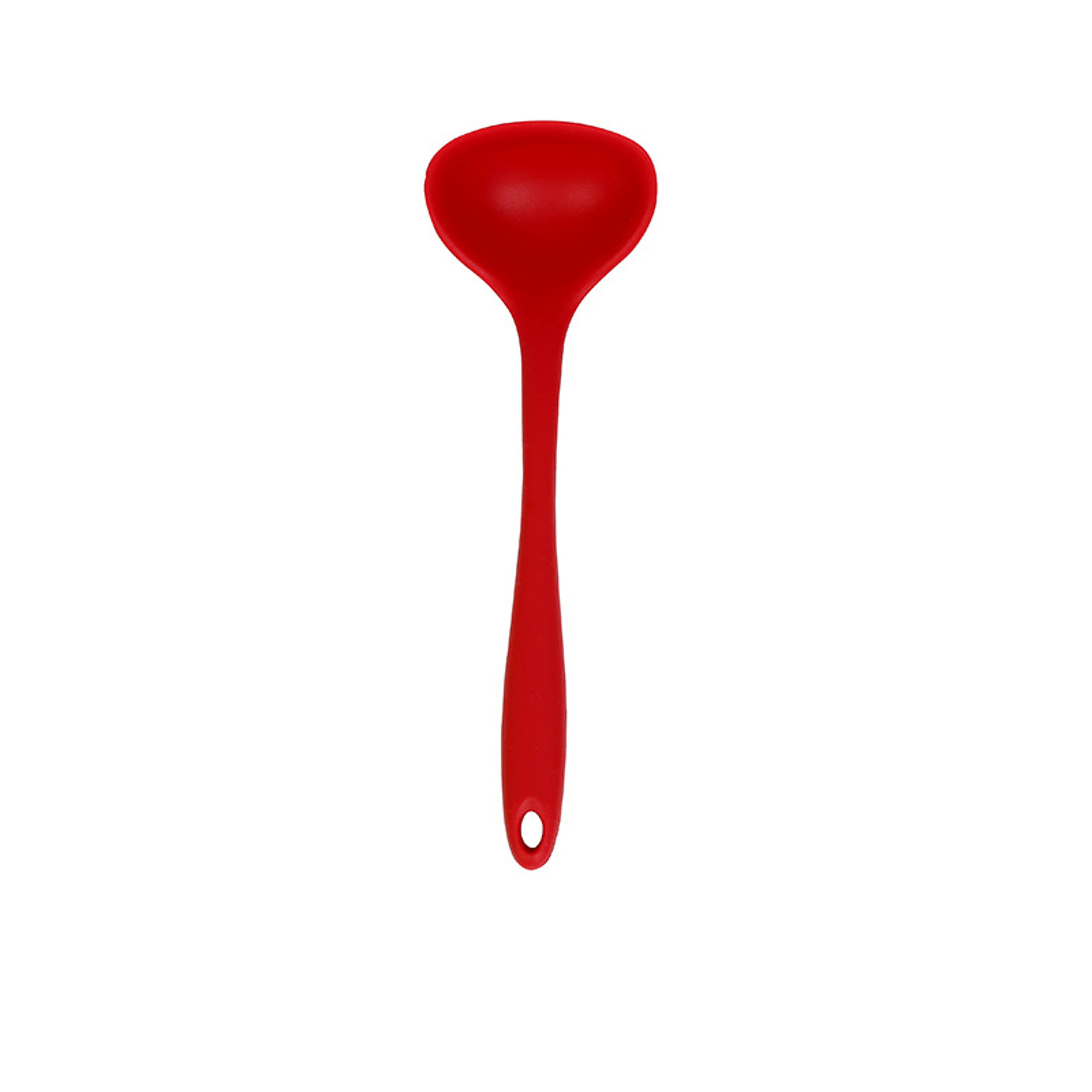 Silicone Soup Spoon Heat Resistant Non Stick Pot Spoon For Cooking And Serving 6