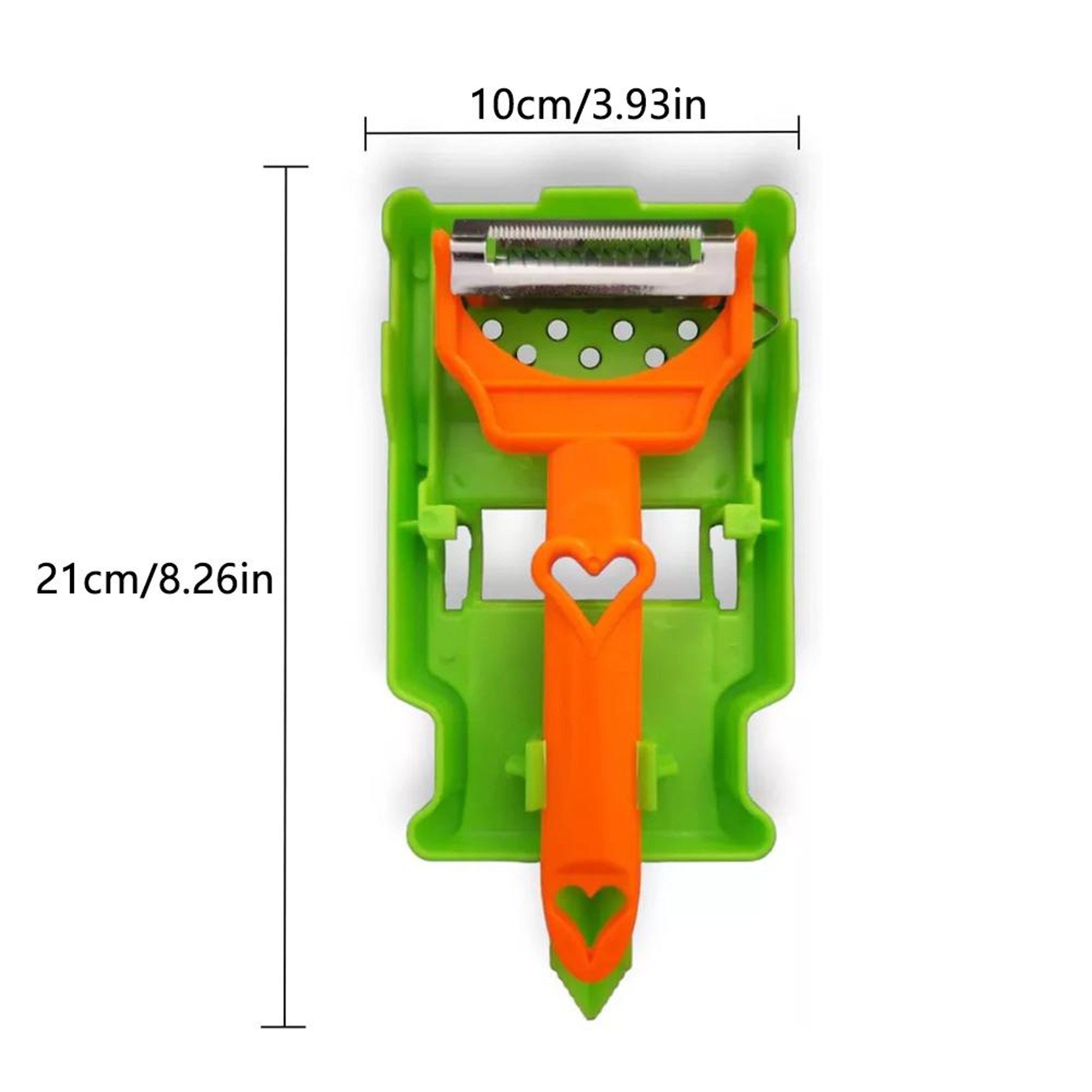 Vegetable Peeler and Julienne Slicer with Citrus Tip for Potatoes Fruits and Veggies – view 6