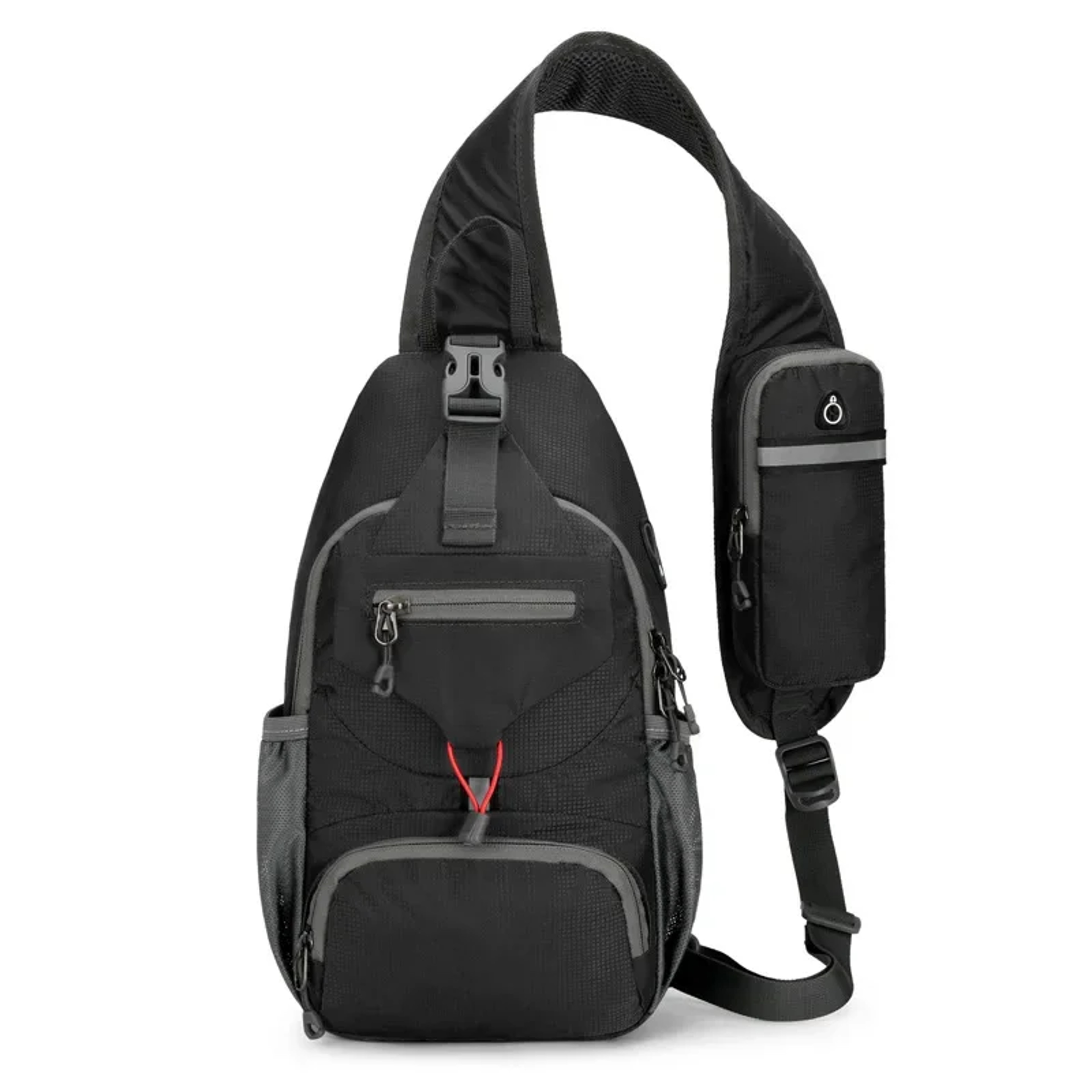 SecureCommute AntiTheft Sling Bag Waterproof Crossbody Chest Pack 7