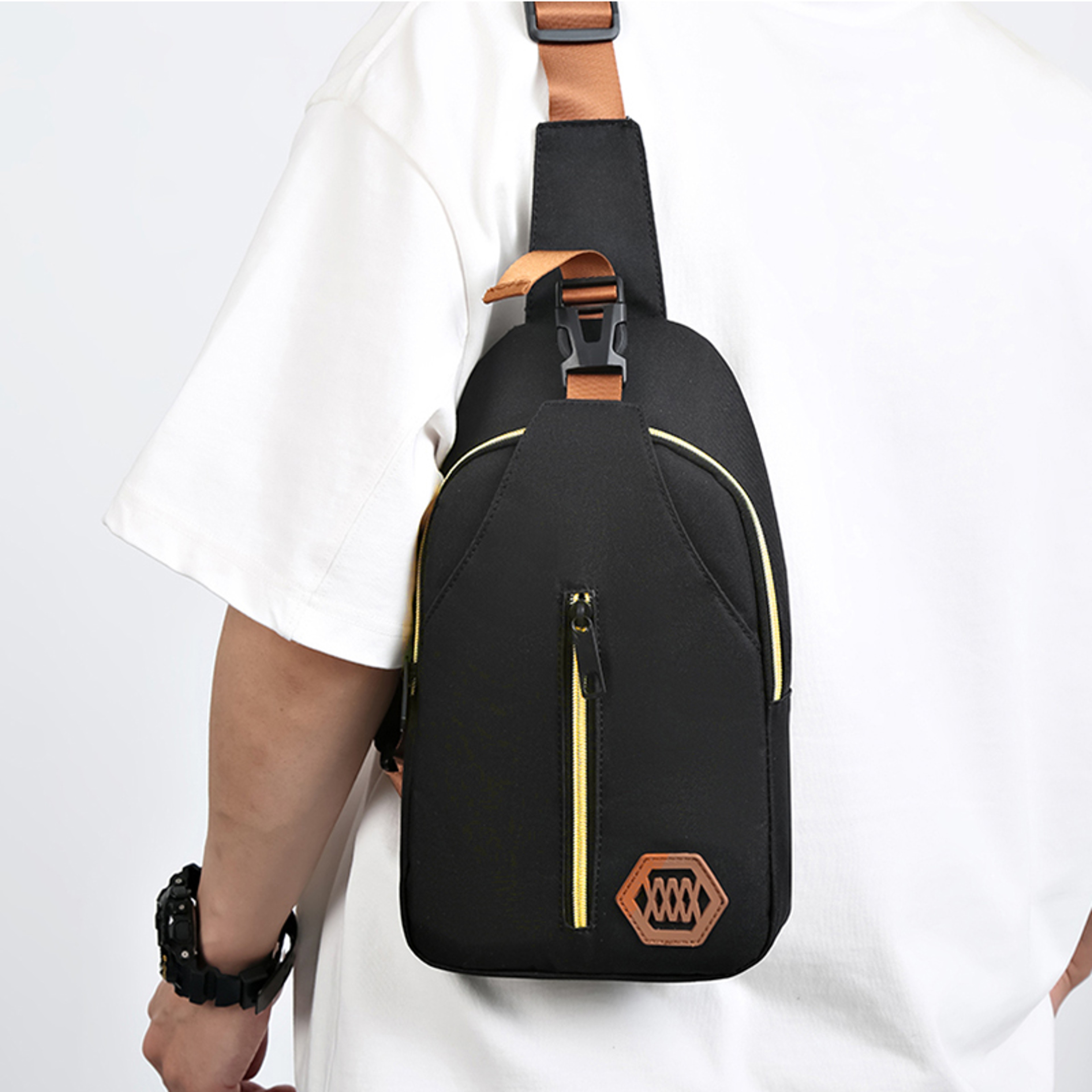 Minimalist Nylon Crossbody Waist Bag For Men And Women 2